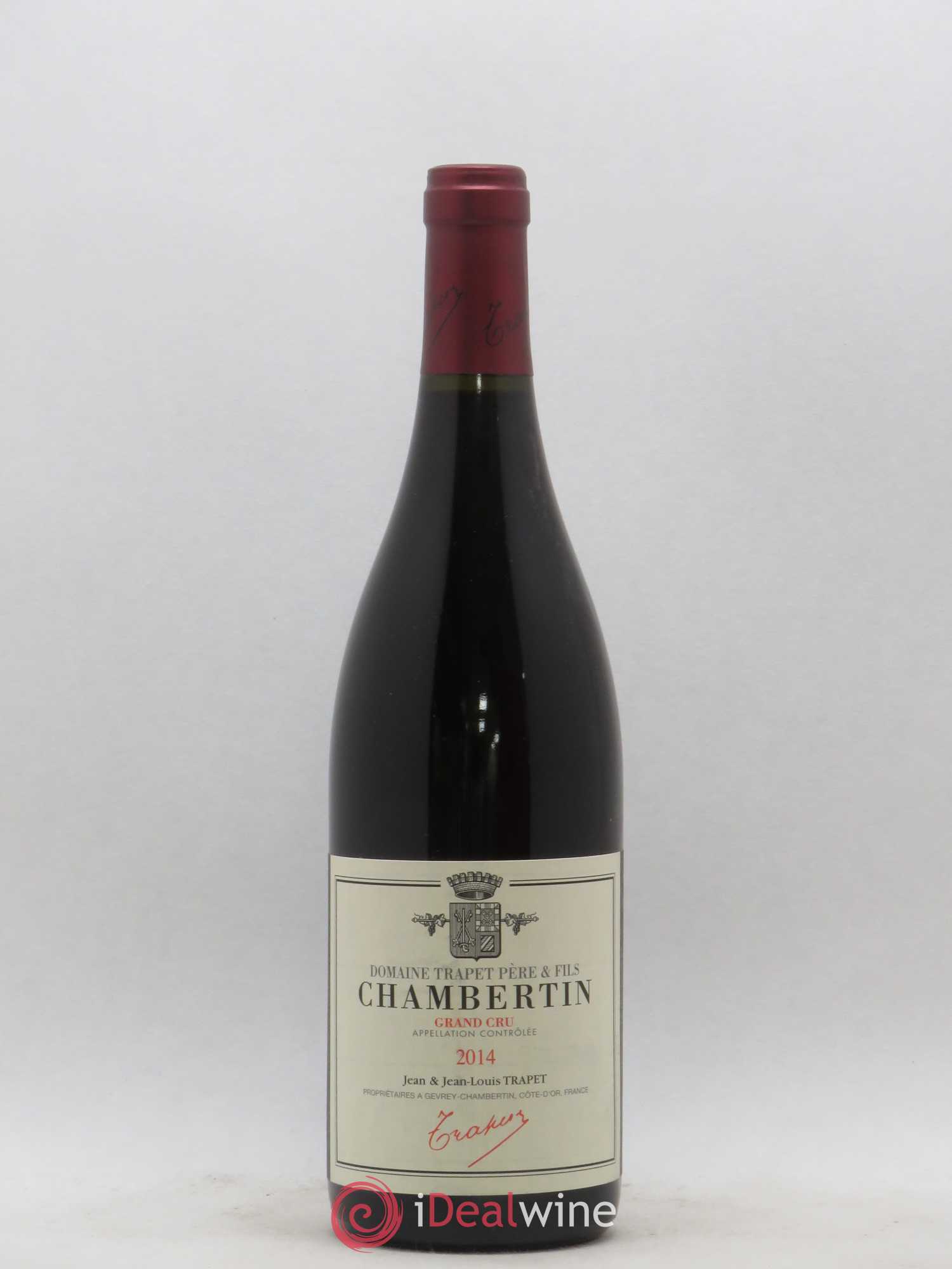 Chambertin Grand Cru Domaine Trapet 2014 - Lot de 1 bouteille - 0