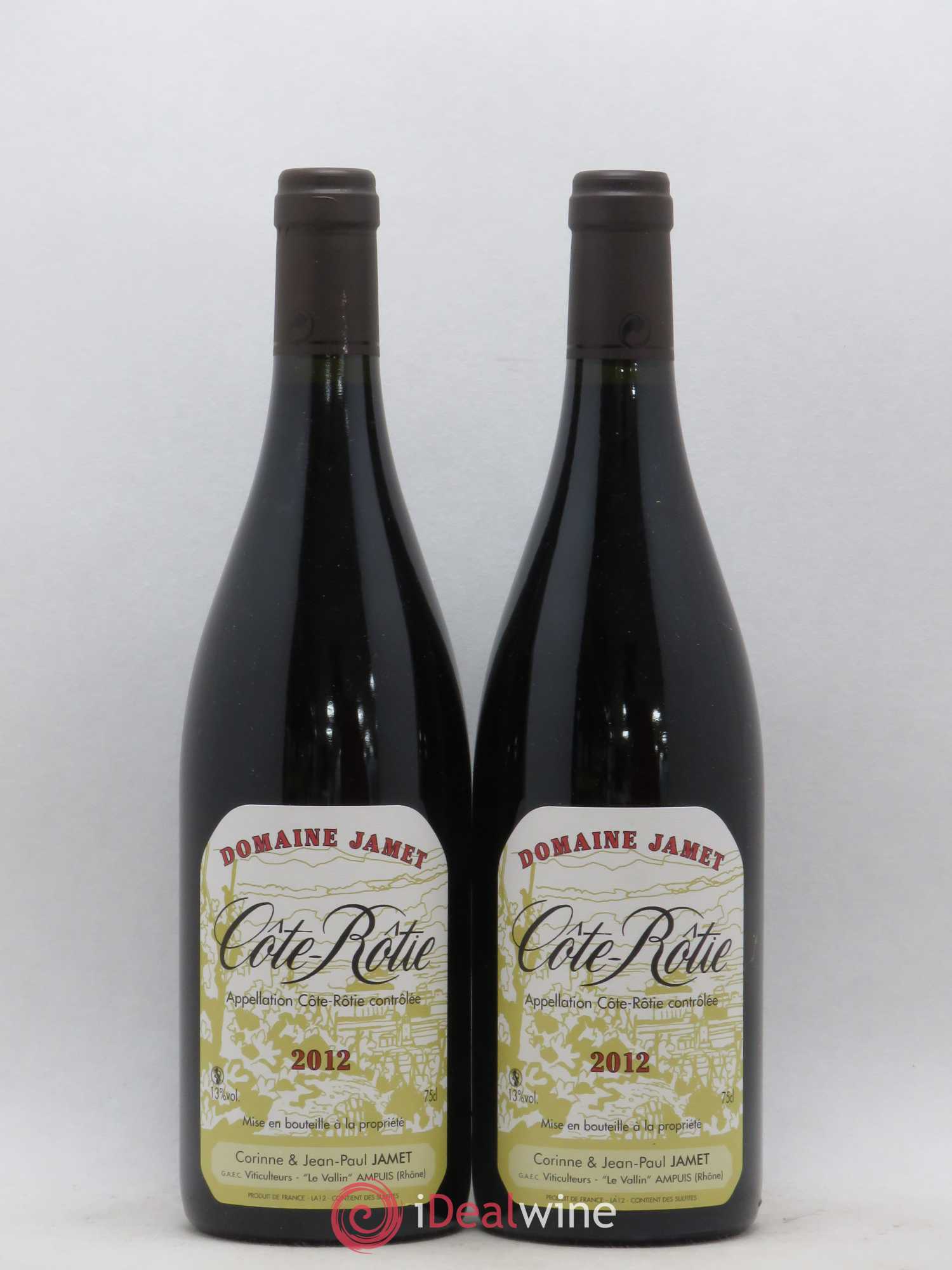 Côte-Rôtie Jamet (Domaine) 2012 - Lot de 2 bouteilles - 0