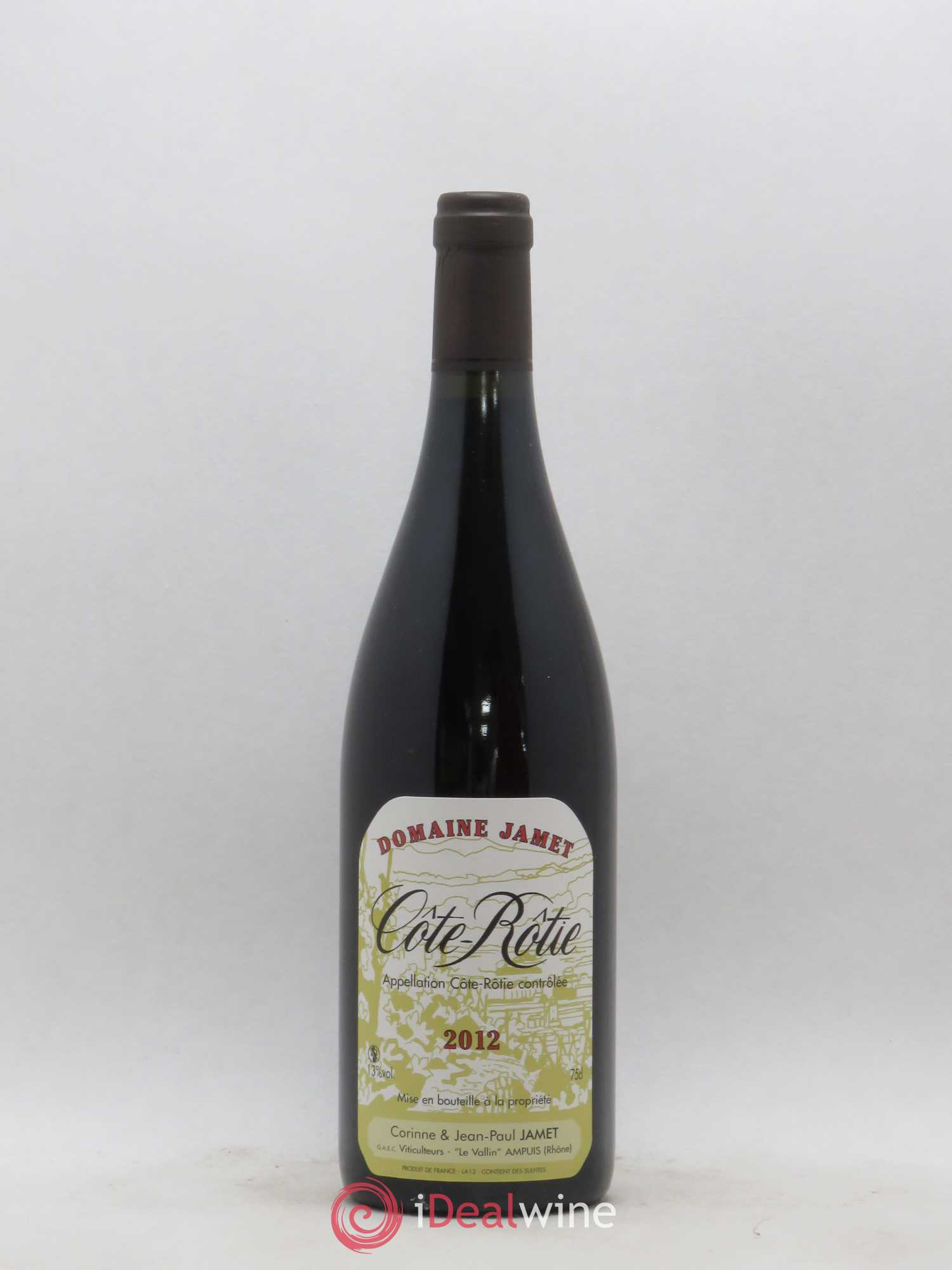 Côte-Rôtie Jamet (Domaine) 2012 - Lot de 1 bouteille - 0