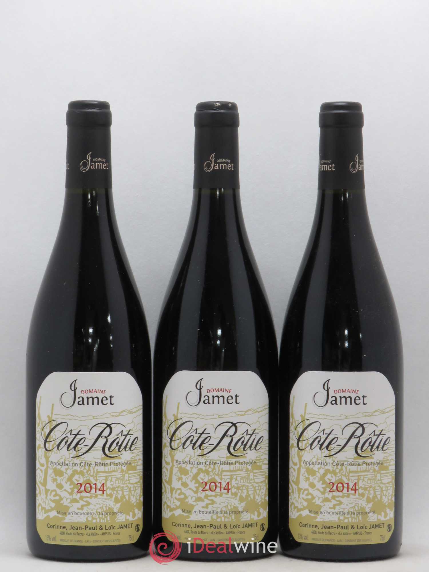 Côte-Rôtie Jamet (Domaine) 2014 - Lot de 3 bouteilles - 0