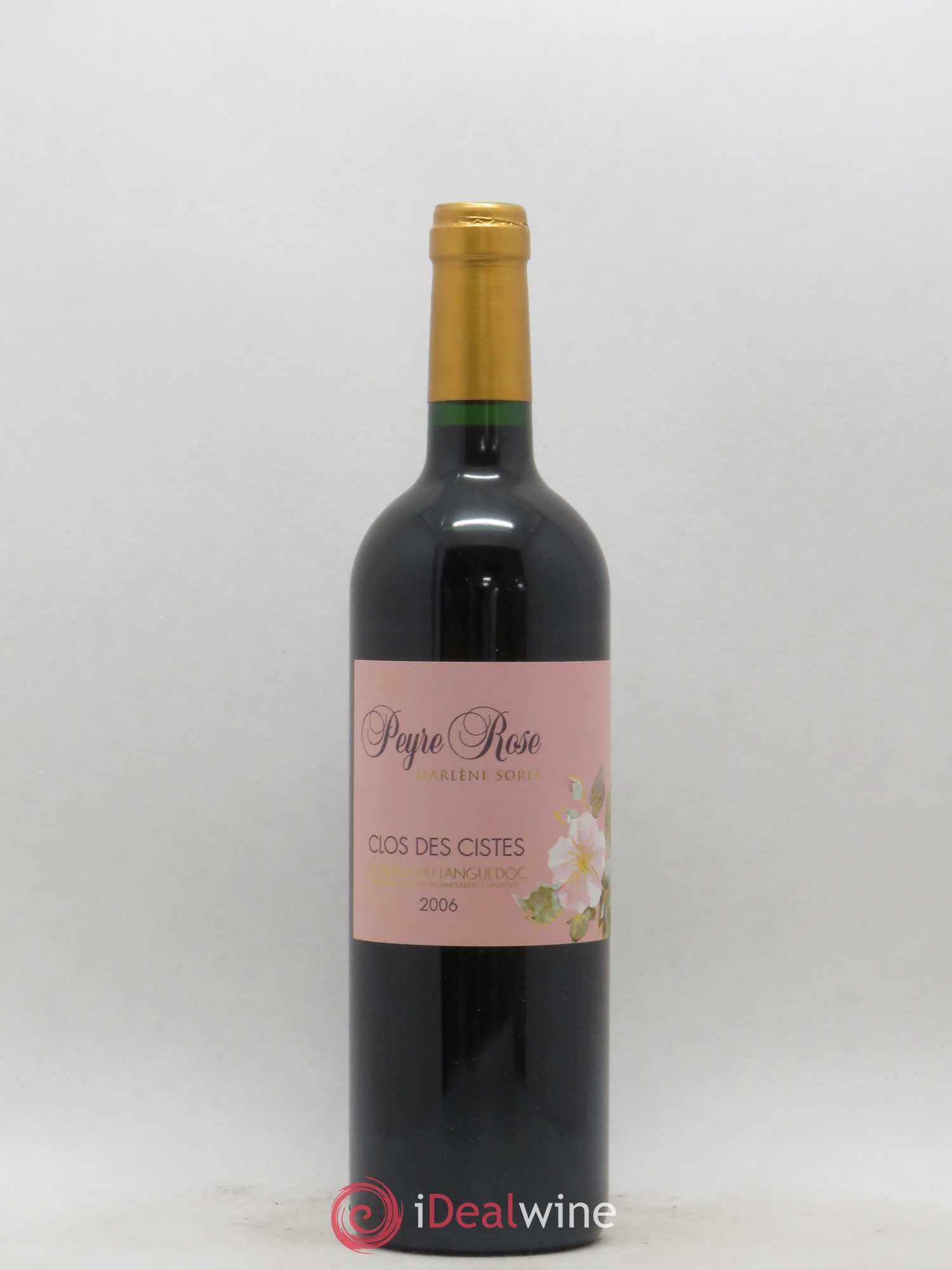 Vin de France (anciennement Coteaux du Languedoc) Domaine Peyre Rose Les Cistes Marlène Soria 2006 - Lot de 1 bouteille - 0