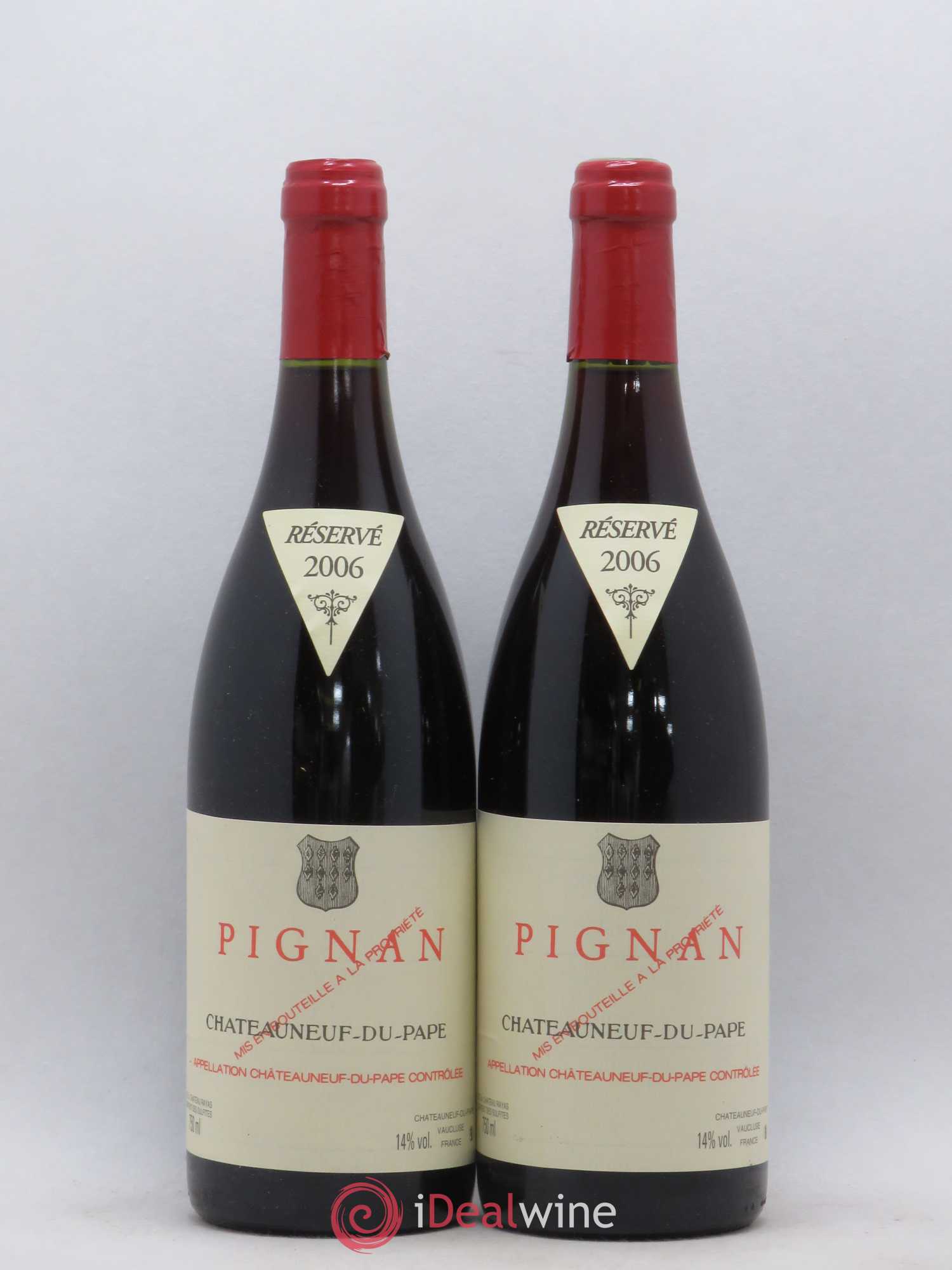 Châteauneuf-du-Pape Pignan Emmanuel Reynaud 2006 - Lot de 2 bouteilles - 0