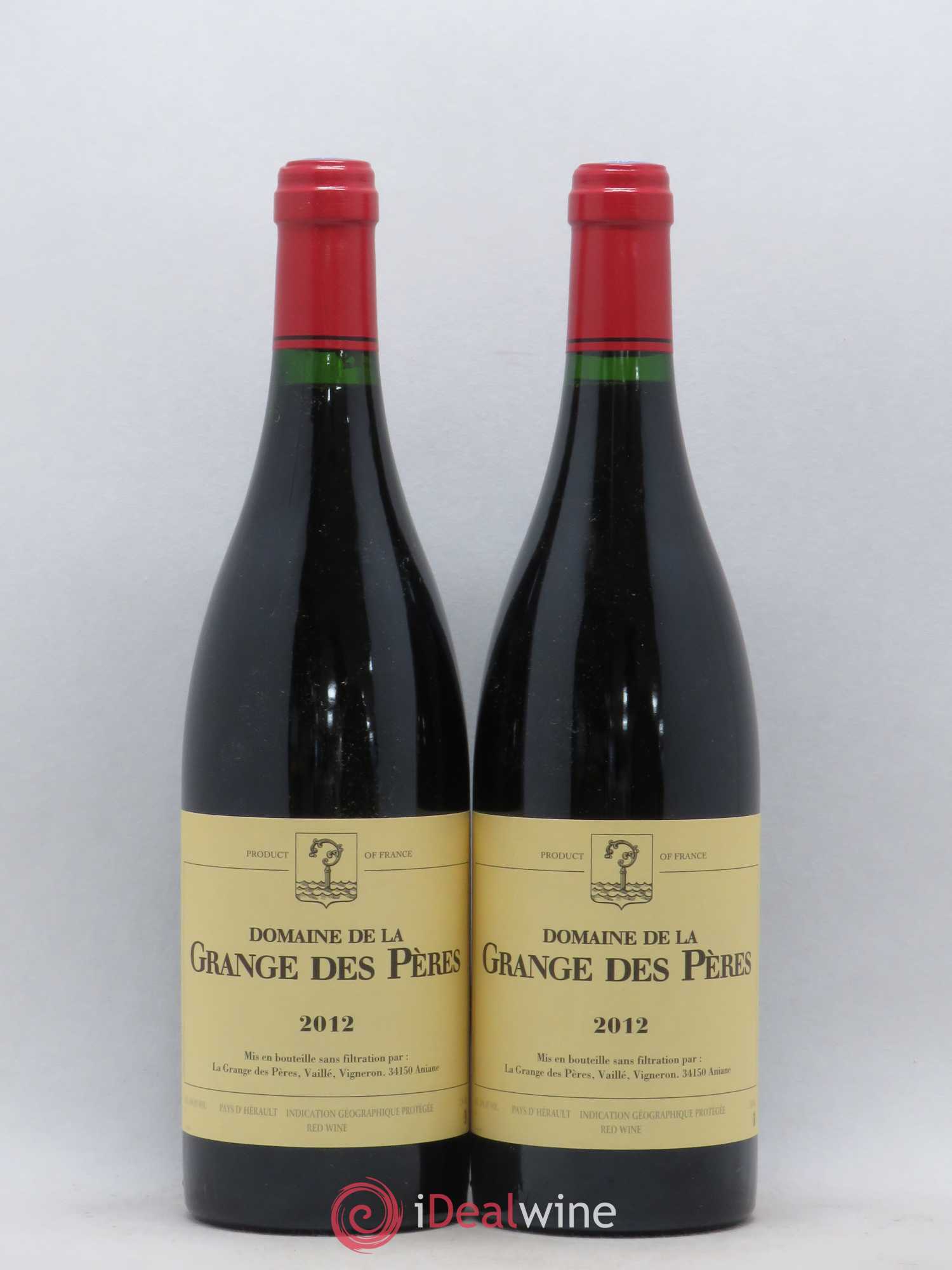 Pays d'Hérault Grange des Pères Laurent Vaillé 2012 - Lot de 2 bouteilles - 0
