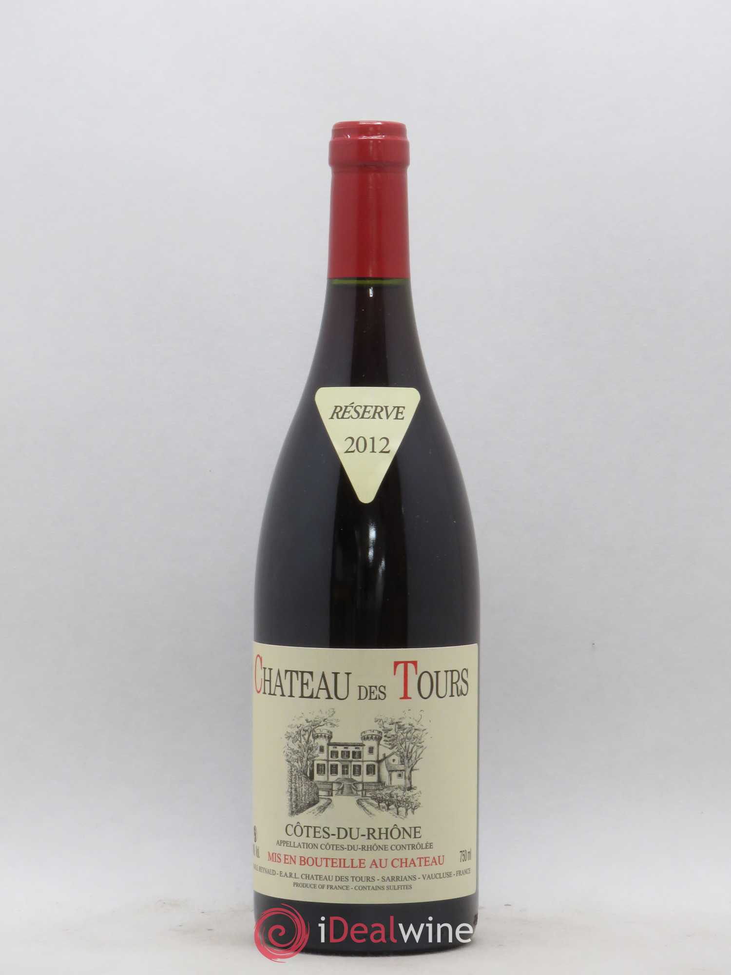 Côtes-du-Rhône Château des Tours Emmanuel Reynaud 2012 - Lot de 1 bouteille - 0