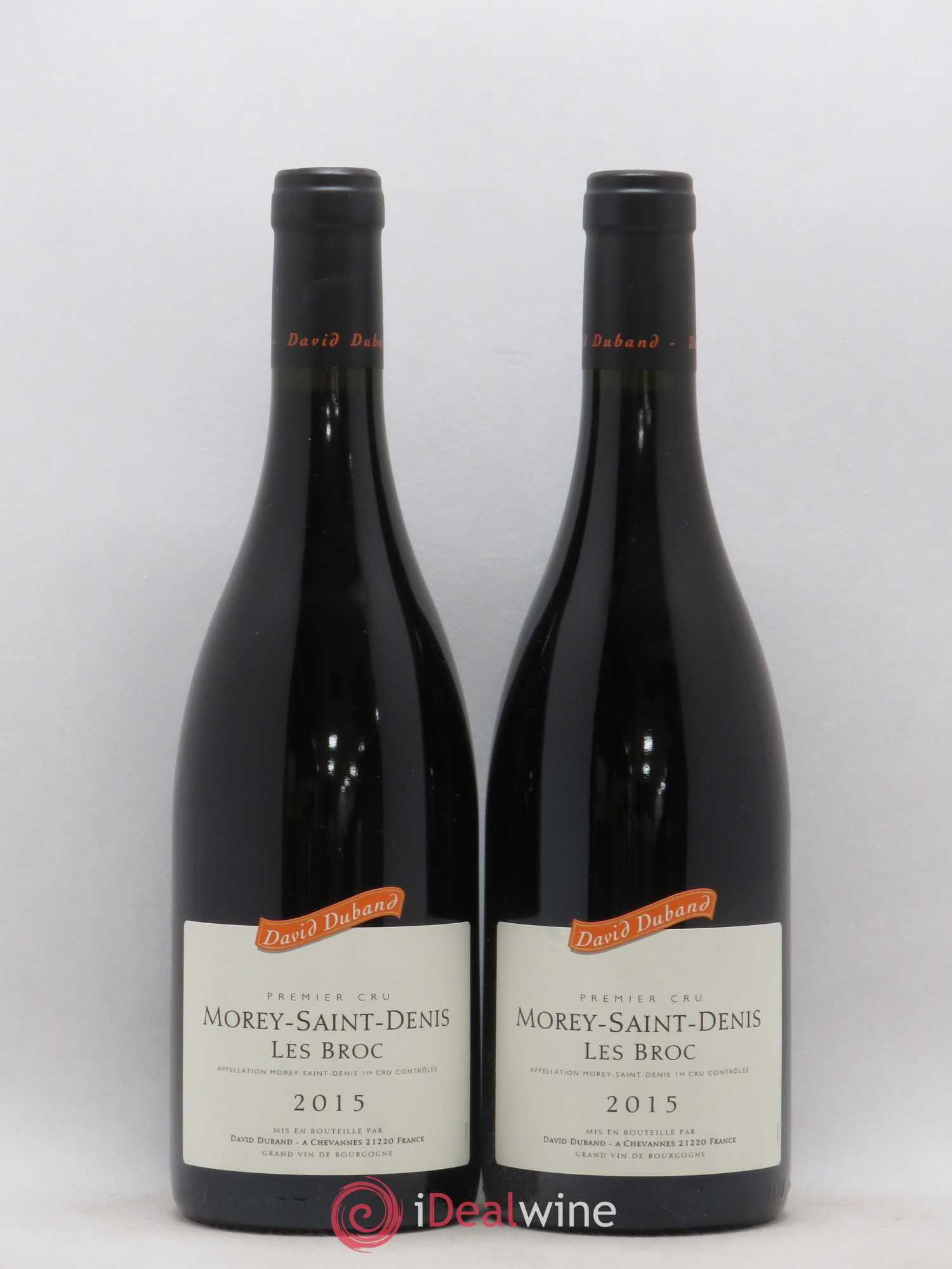 Morey-Saint-Denis 1er Cru Les Broc David Duband (Domaine) 2015 - Posten von 2 Flaschen - 0