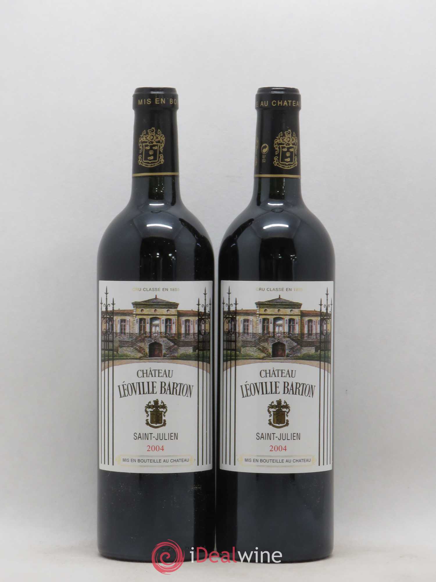 Château Léoville Barton 2ème Grand Cru Classé 2004 - Lot de 2 bouteilles - 0