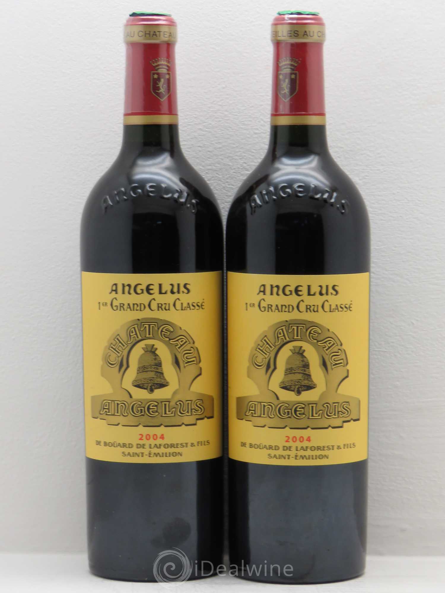 Château Angélus 1er Grand Cru Classé A 2004 - Lot de 2 bouteilles - 0