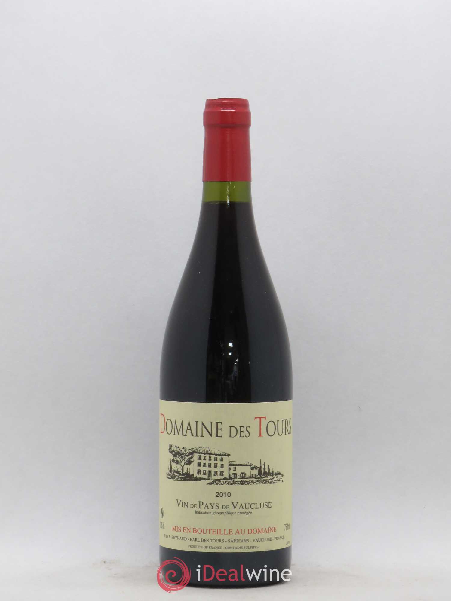 Vaucluse (Vin de Pays de Vaucluse) Domaine des Tours Emmanuel Reynaud 2010 - Lot de 1 bouteille - 0
