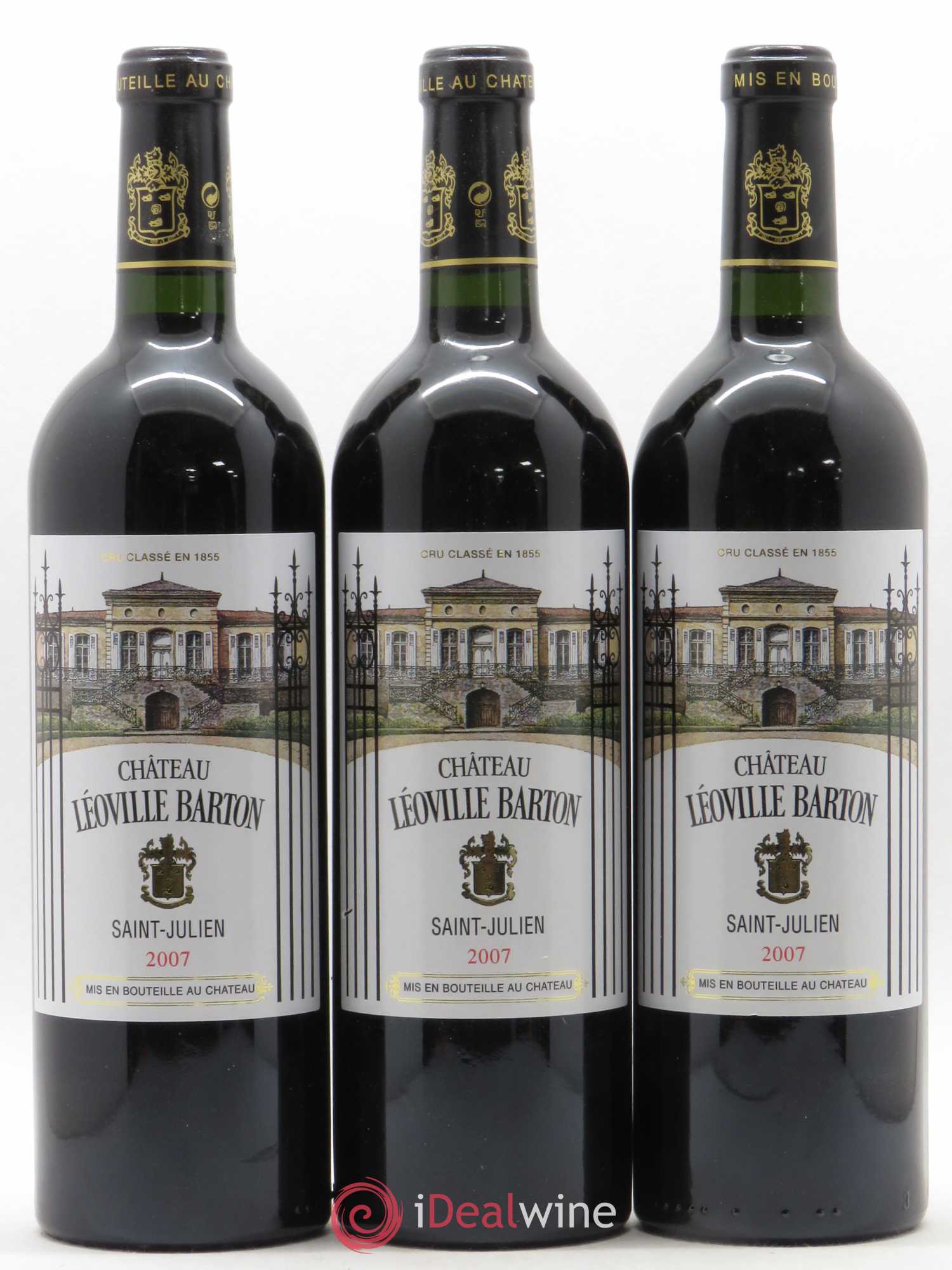 Château Léoville Barton 2ème Grand Cru Classé 2007 - Lot de 6 bouteilles - 2