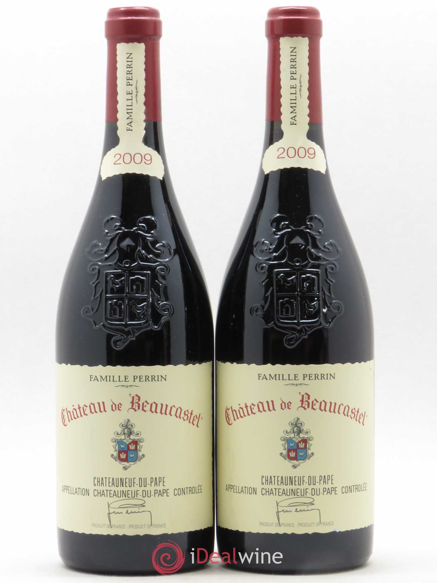 Châteauneuf-du-Pape Château de Beaucastel Famille Perrin 2009 - Lot de 2 bouteilles - 0
