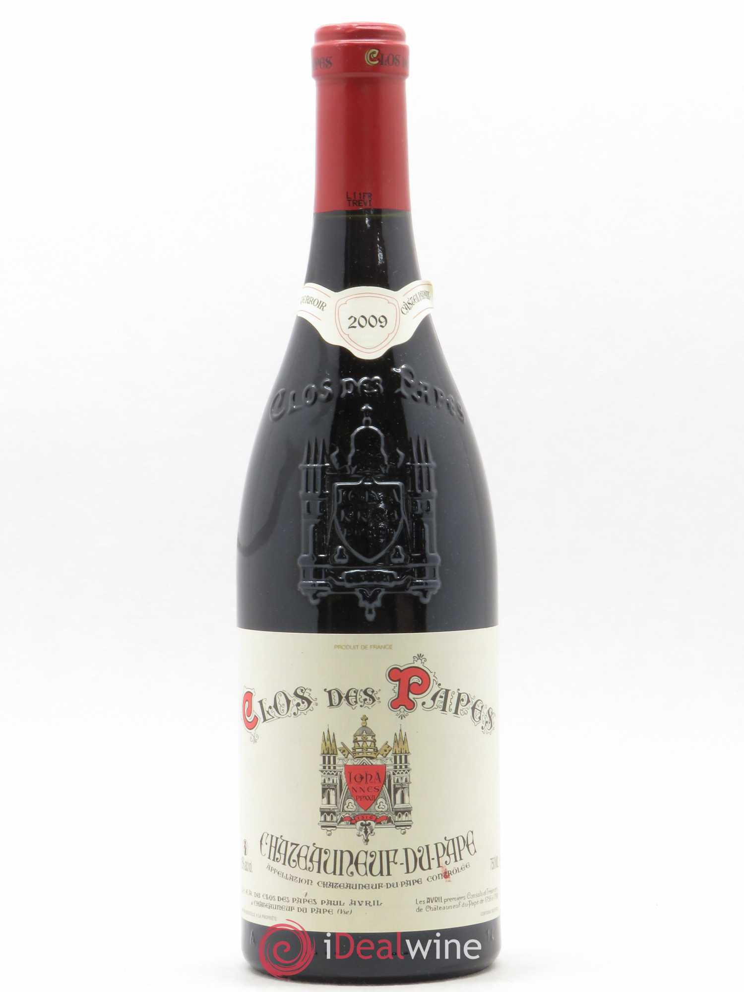 Châteauneuf-du-Pape Clos des Papes - Paul Avril 2009 - Lot de 1 bouteille - 0