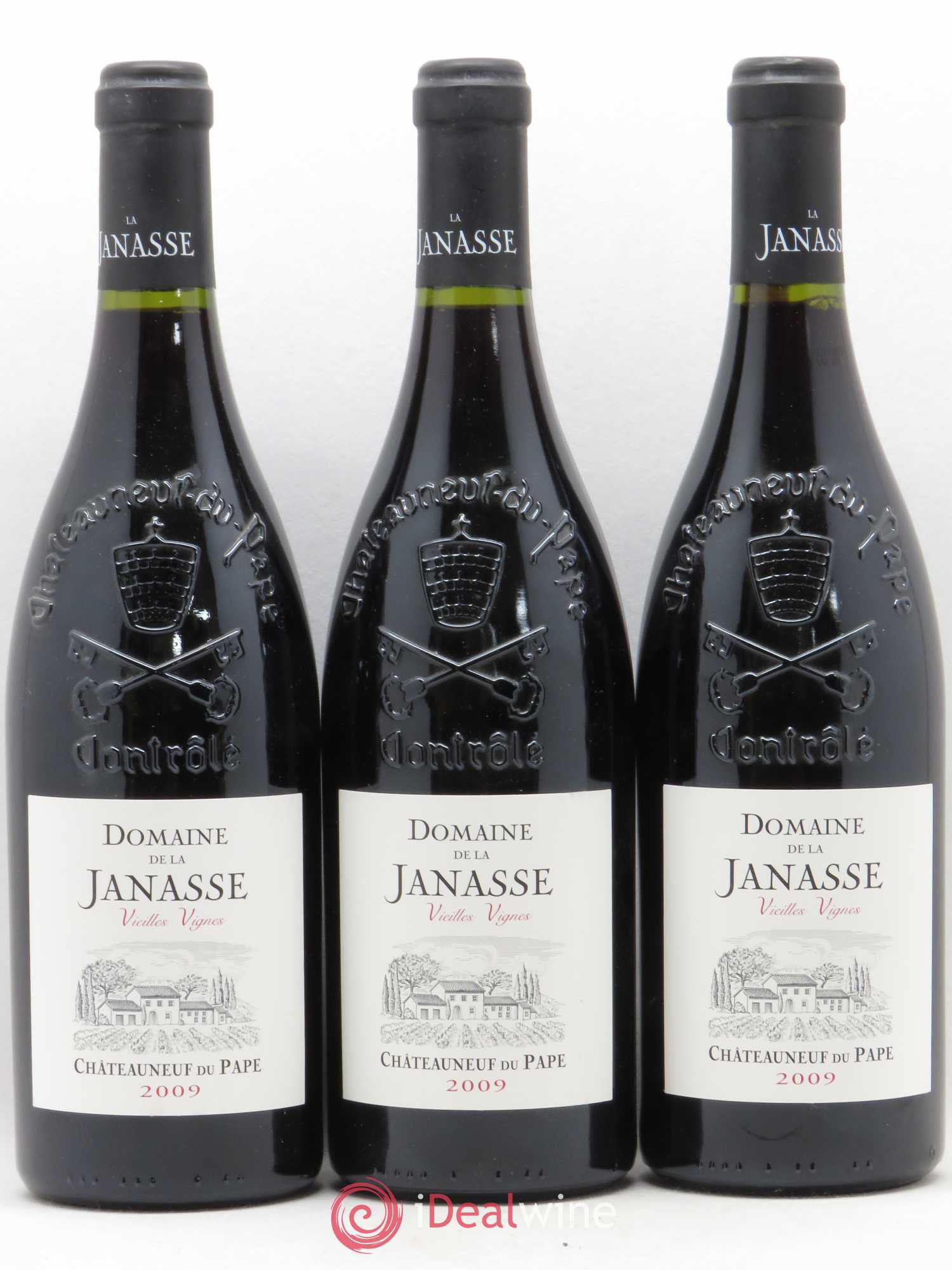 Châteauneuf-du-Pape Cuvée Vieilles Vignes La Janasse (Domaine de) 2009 - Lot de 3 bouteilles - 0
