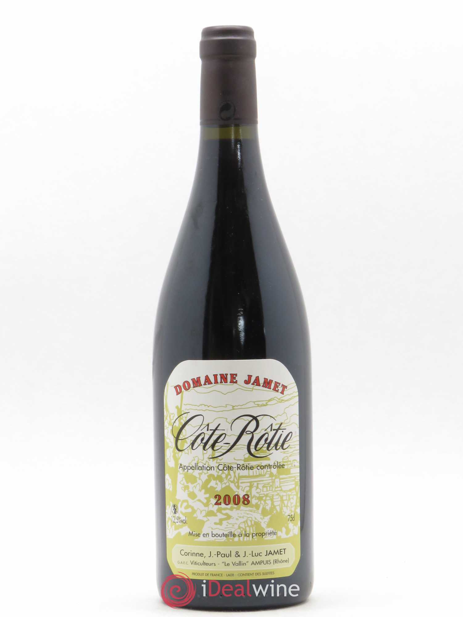 Côte-Rôtie Jamet (Domaine) 2008 - Lot de 1 bouteille - 0