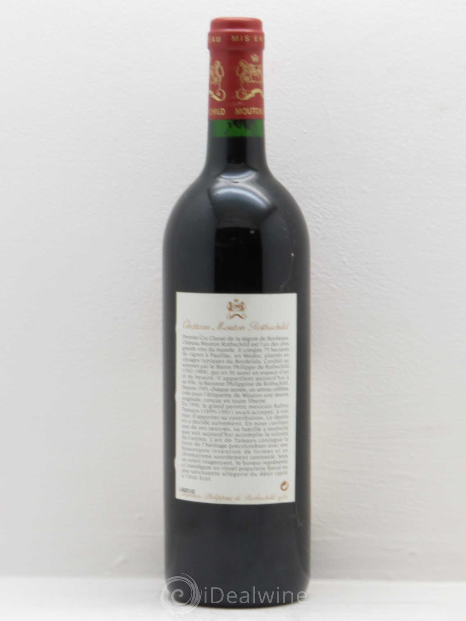 Château Mouton Rothschild 1er Grand Cru Classé 1998 - Lot de 1 bouteille - 1