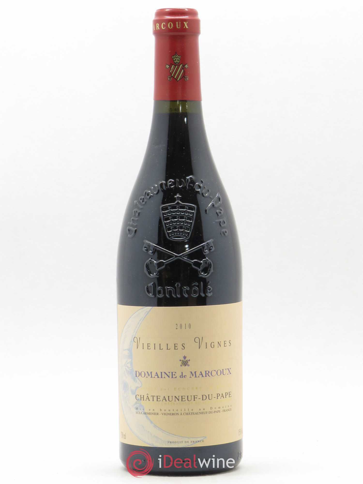 Châteauneuf-du-Pape Vieilles Vignes Marcoux (Domaine de) 2010 - Lot de 1 bouteille - 0