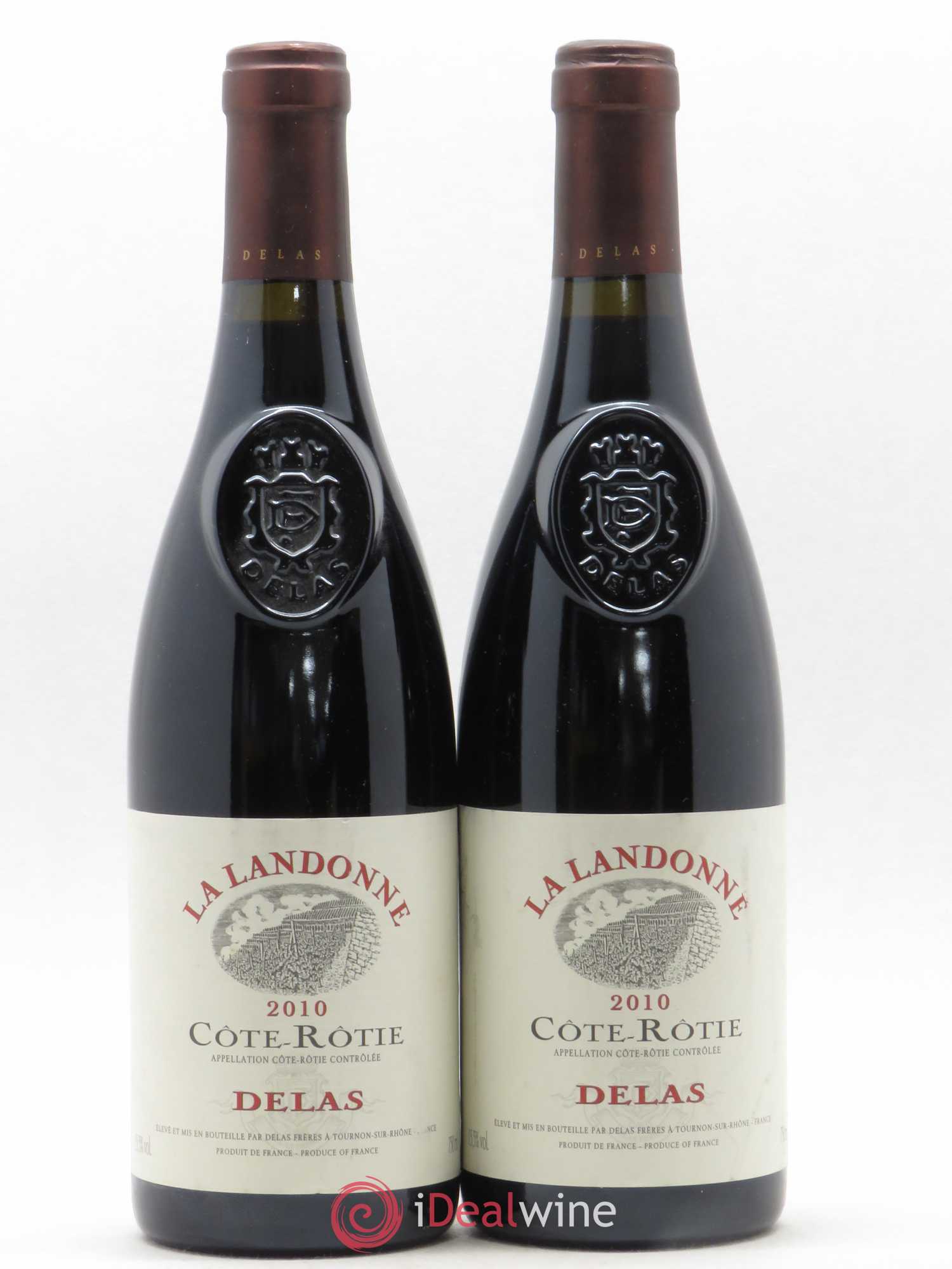 Côte-Rôtie La Landonne Delas Frères 2010 - Lot de 2 bouteilles - 0