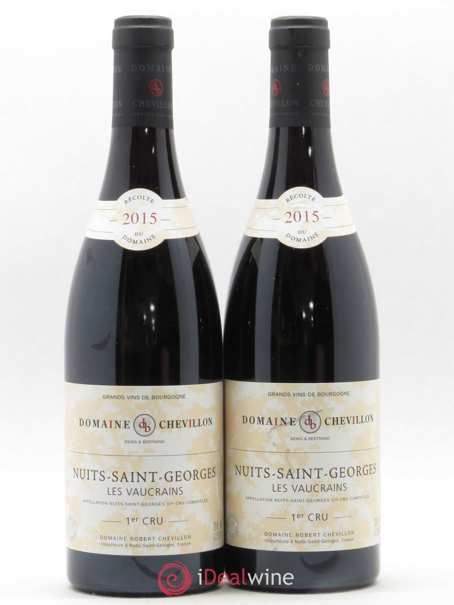 Nuits-Saint-Georges 1er Cru Les Vaucrains Robert Chevillon 2015 - Lot de 2 bouteilles - 0