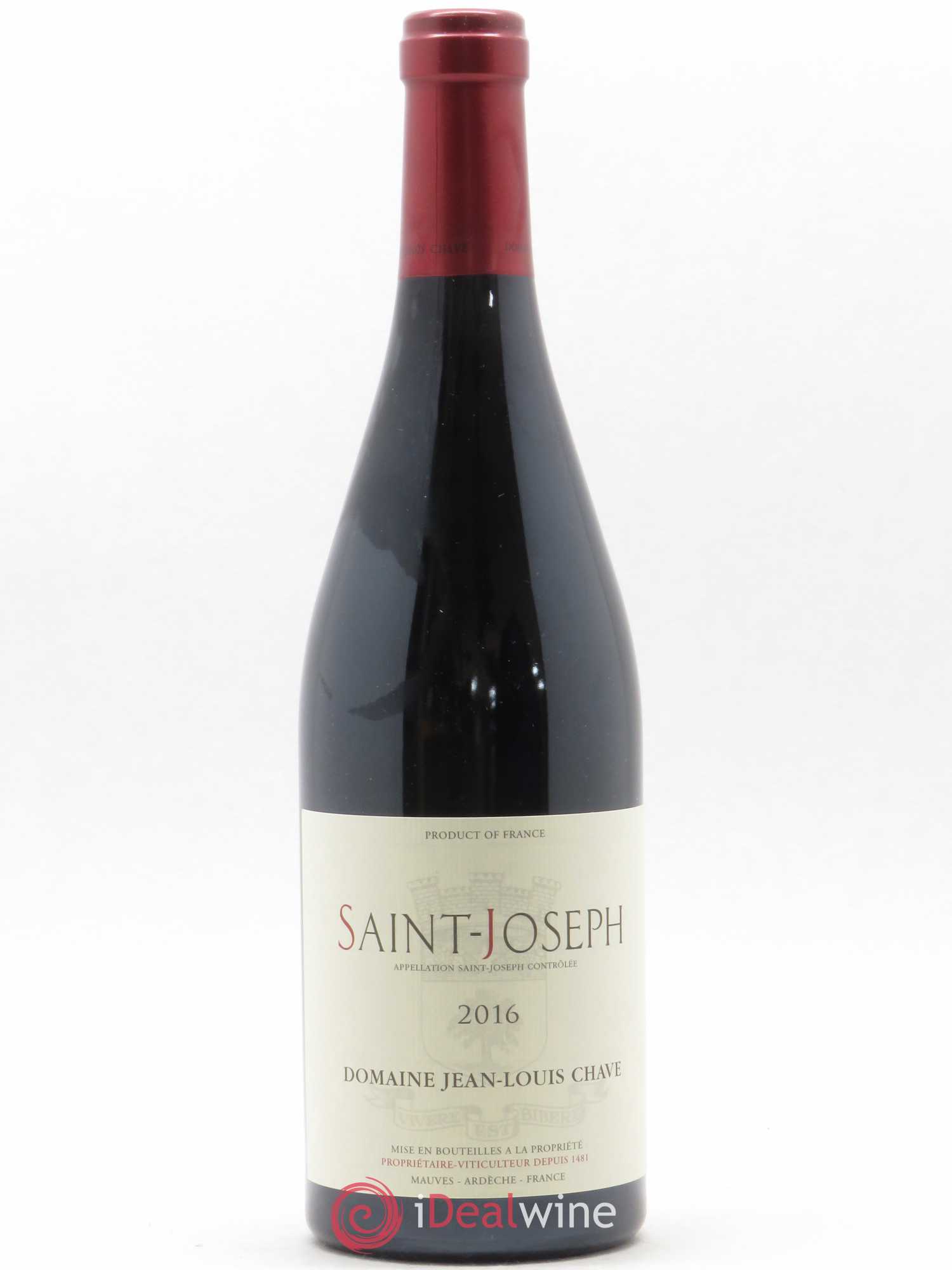 Saint-Joseph Jean-Louis Chave 2016 - Lot de 1 bouteille - 0