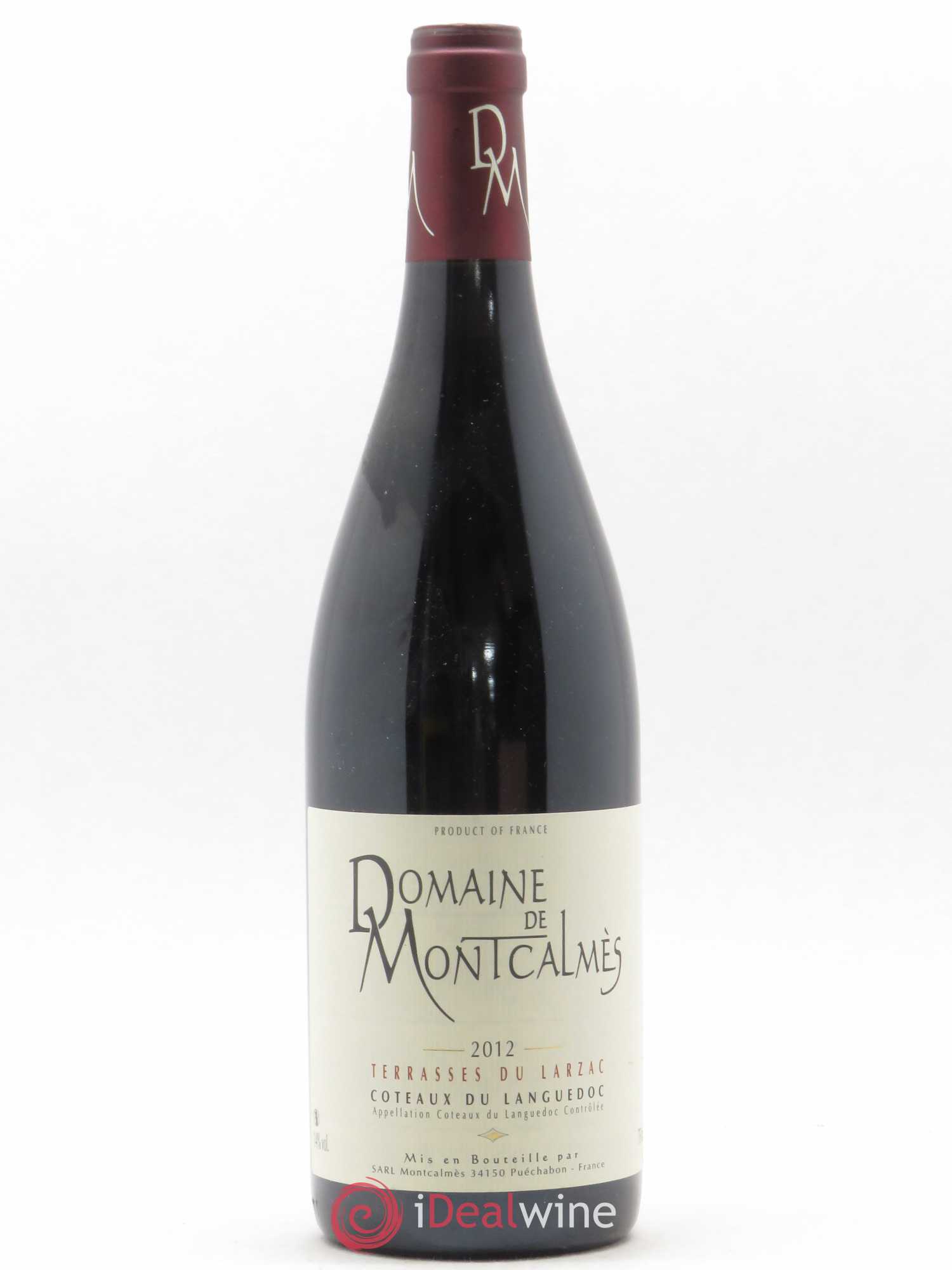 Terrasses du Larzac Domaine de Montcalmès Frédéric Pourtalié 2012 - Lot de 1 bouteille - 0