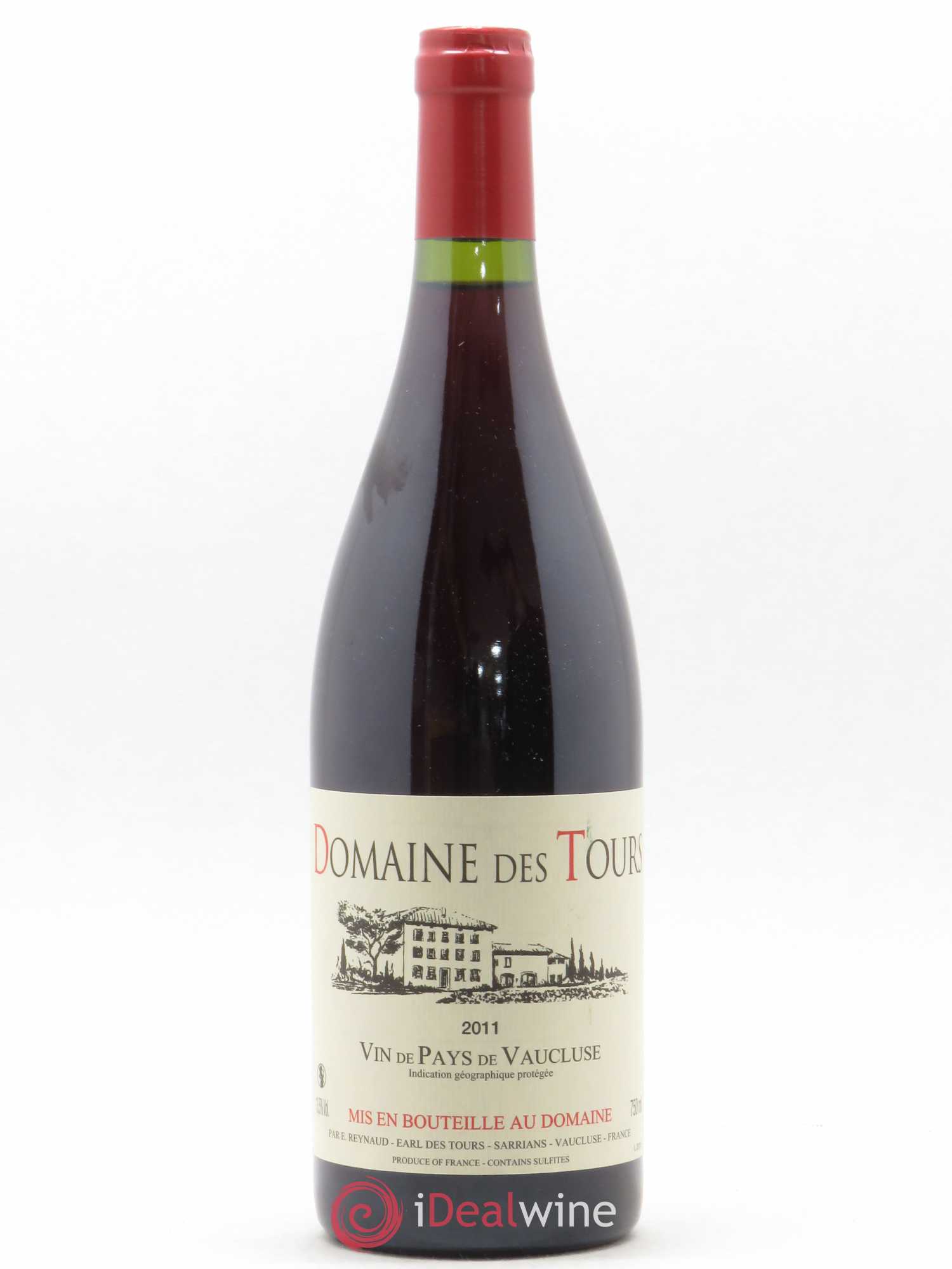 Vaucluse (Vin de Pays de Vaucluse) Domaine des Tours Emmanuel Reynaud 2011 - Lot de 1 bouteille - 0