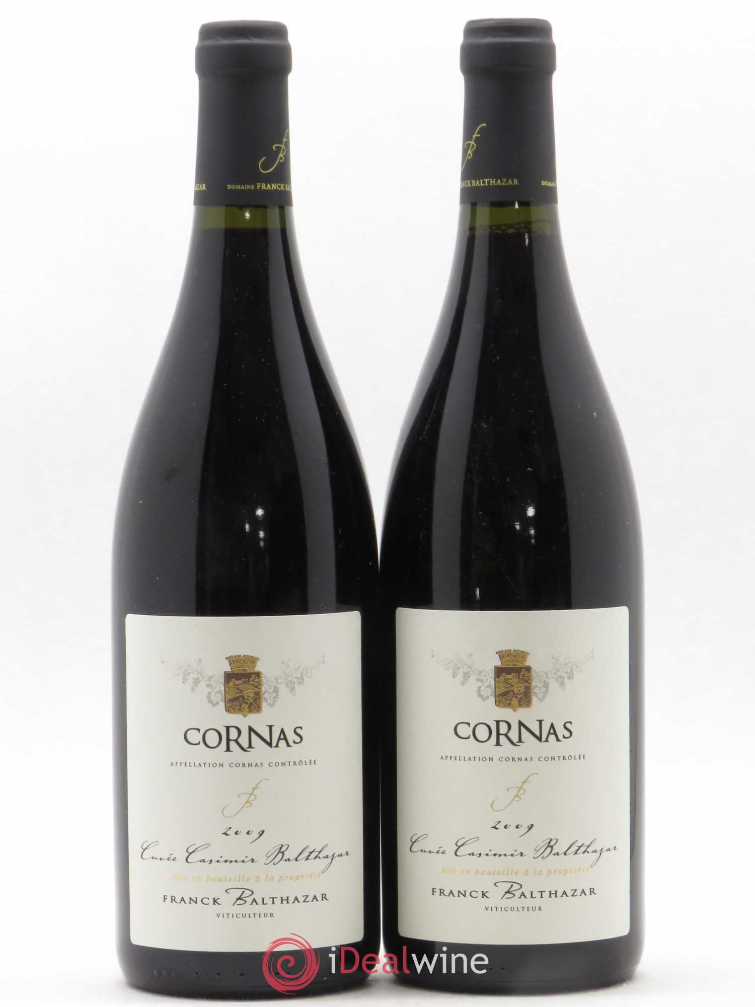 Cornas Cuvée Casimir Balthazar Franck Balthazar (Domaine) 2009 - Lot de 2 bouteilles - 0