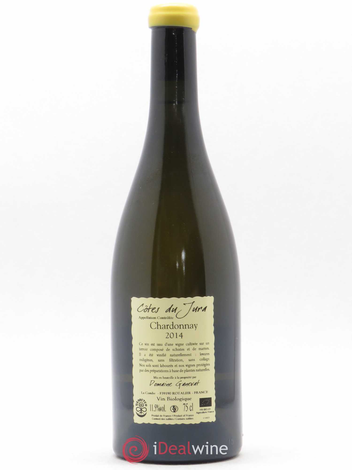 Côtes du Jura Grusse en Billat Jean-François Ganevat (Domaine) 2014 - Lot de 1 bouteille - 1