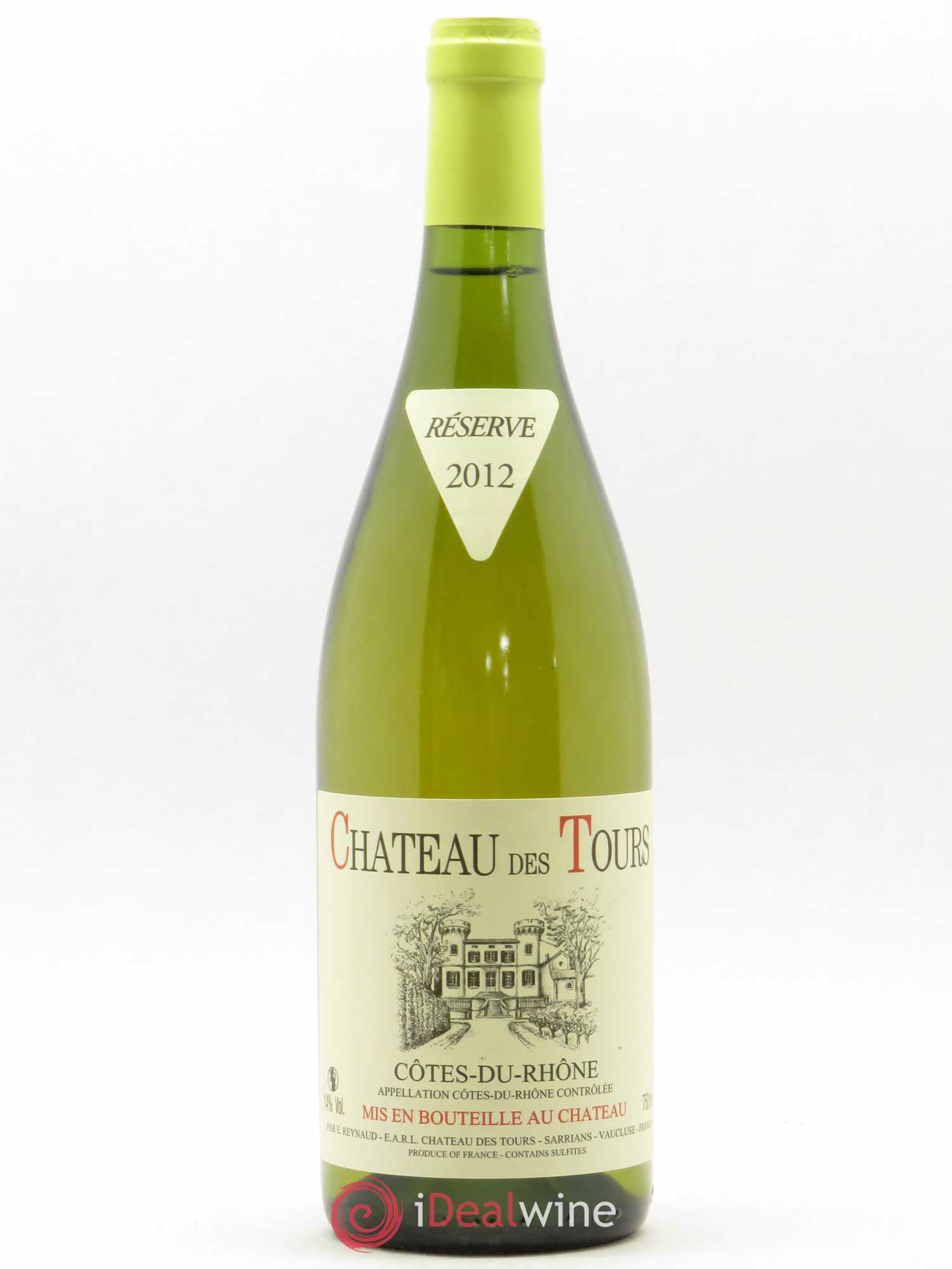 Côtes-du-Rhône Château des Tours Emmanuel Reynaud 2012 - Lot de 1 bouteille - 0
