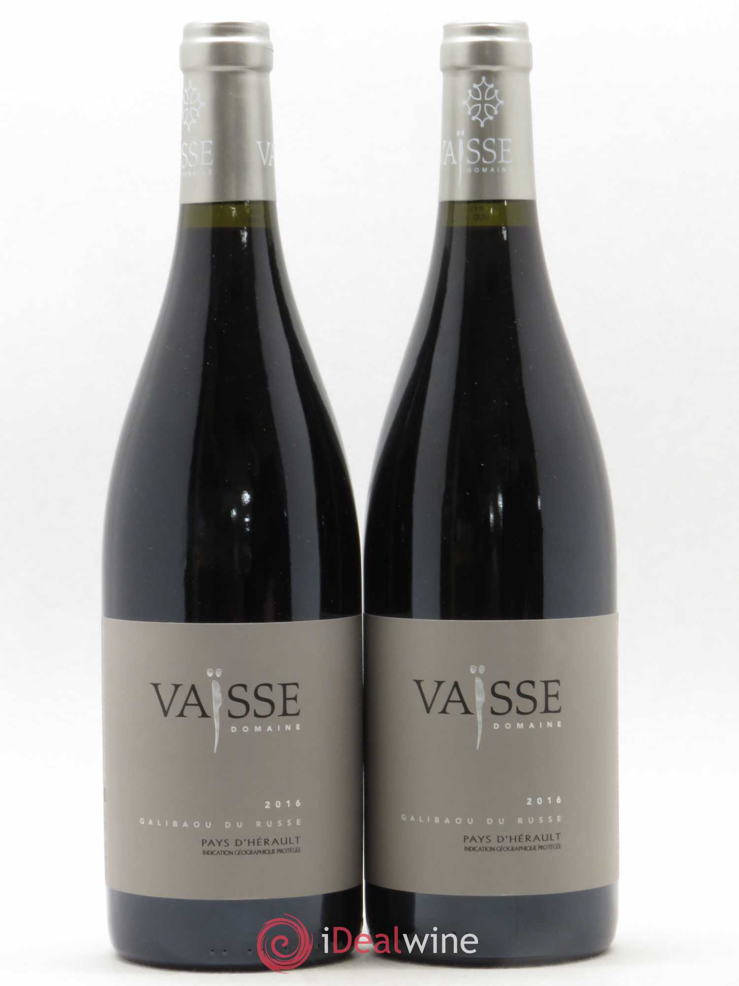 Pays d'Hérault Galibaou du Russe Vaisse (Domaine) 2016 - Lotto di 2 bottiglie - 0