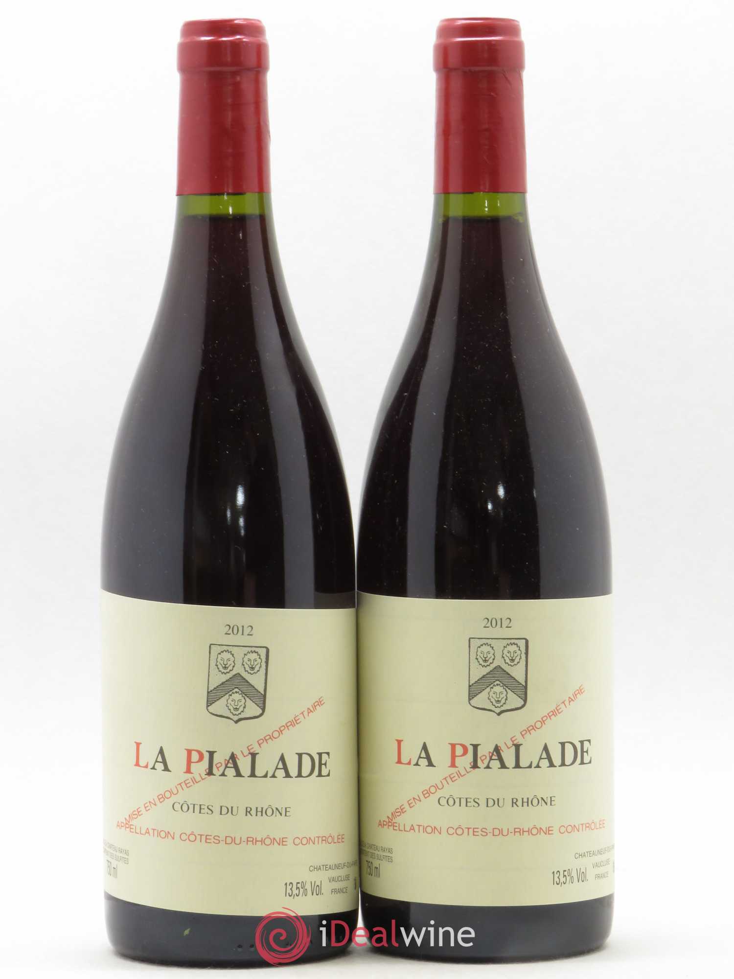 Côtes-du-Rhône La Pialade Emmanuel Reynaud 2012 - Lot de 2 bouteilles - 0