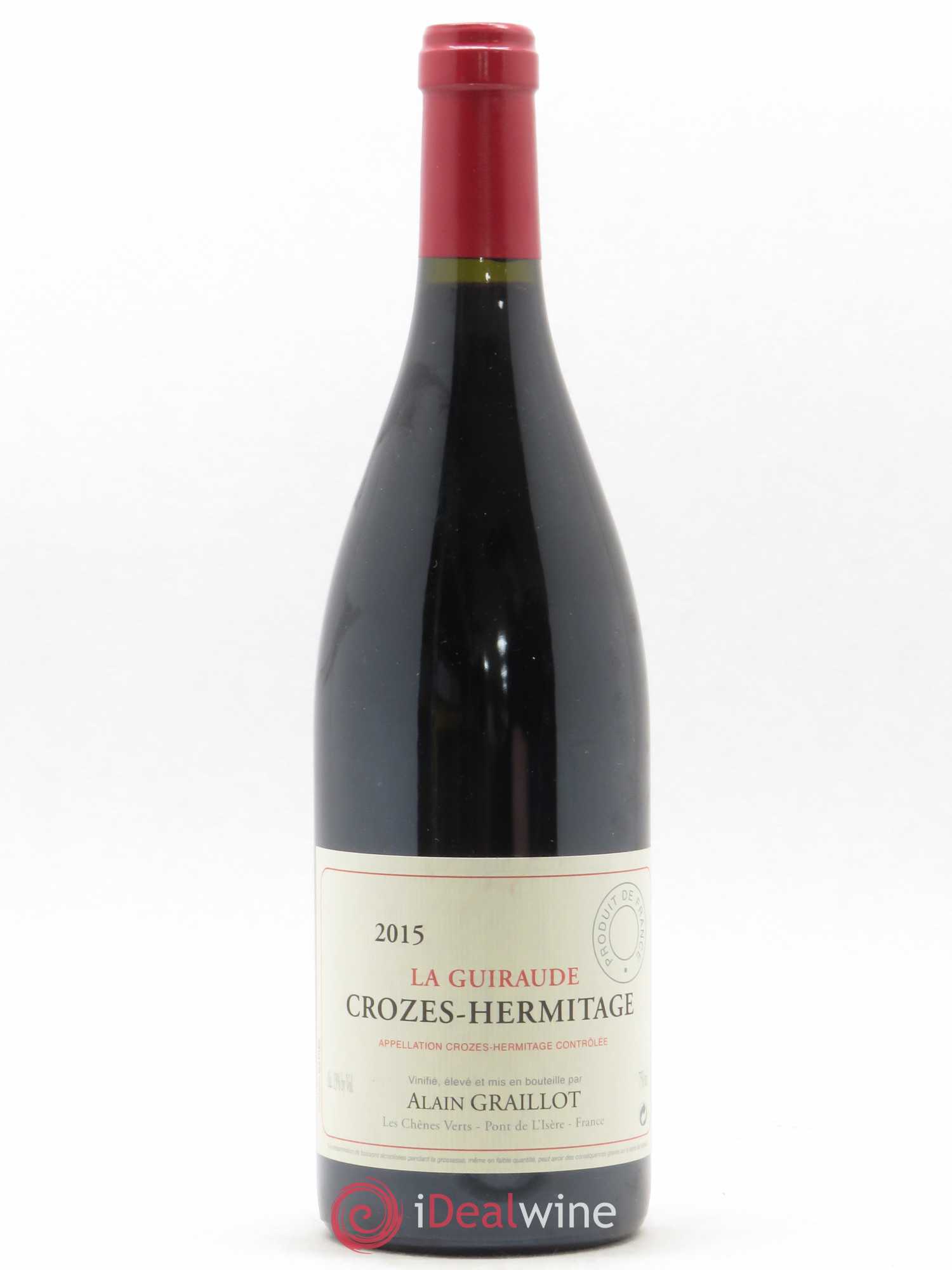 Crozes-Hermitage La Guiraude Domaine Graillot 2015 - Lot de 1 bouteille - 0