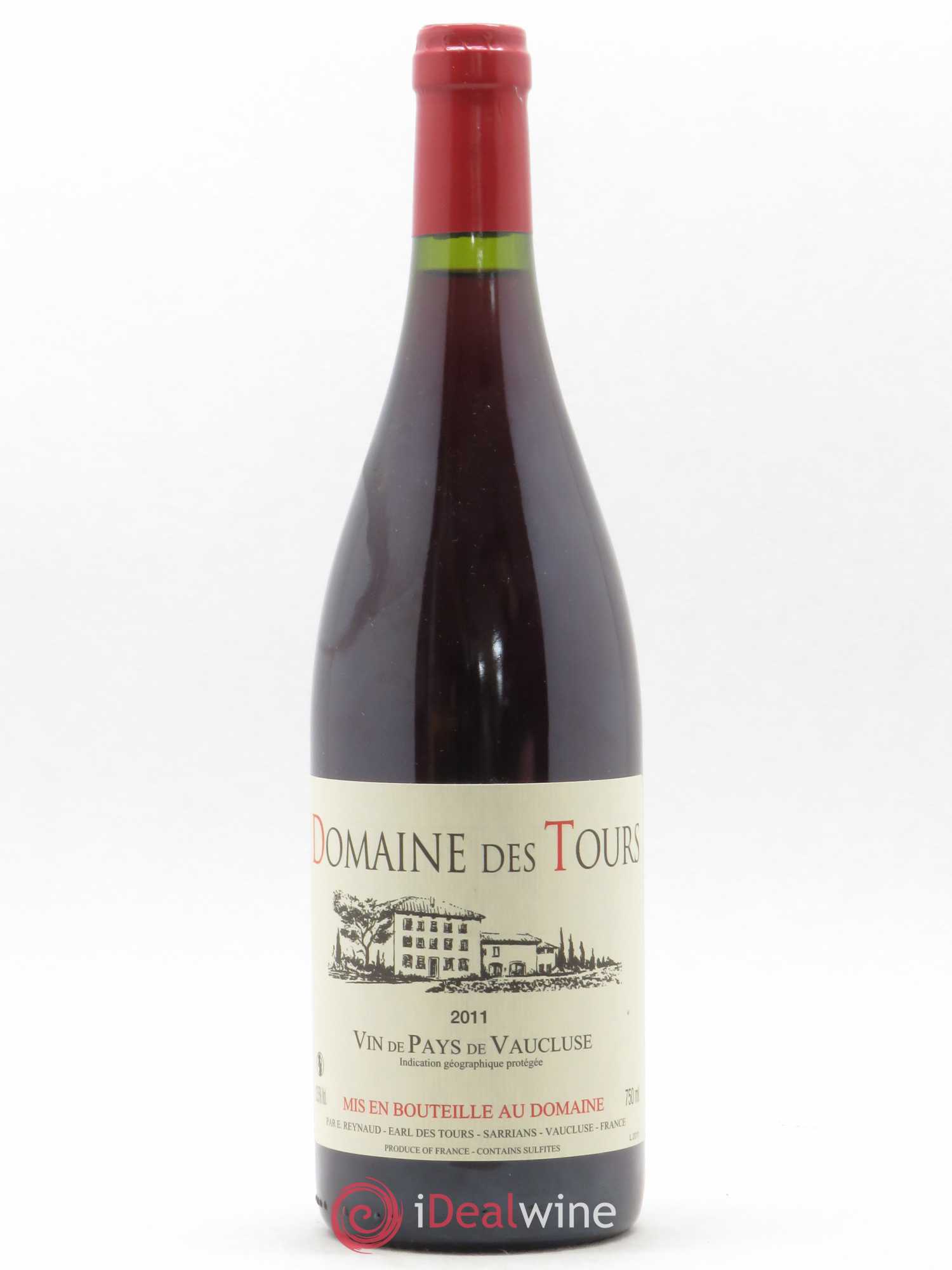 Vaucluse (Vin de Pays de Vaucluse) Domaine des Tours Emmanuel Reynaud 2011 - Lot de 1 bouteille - 0