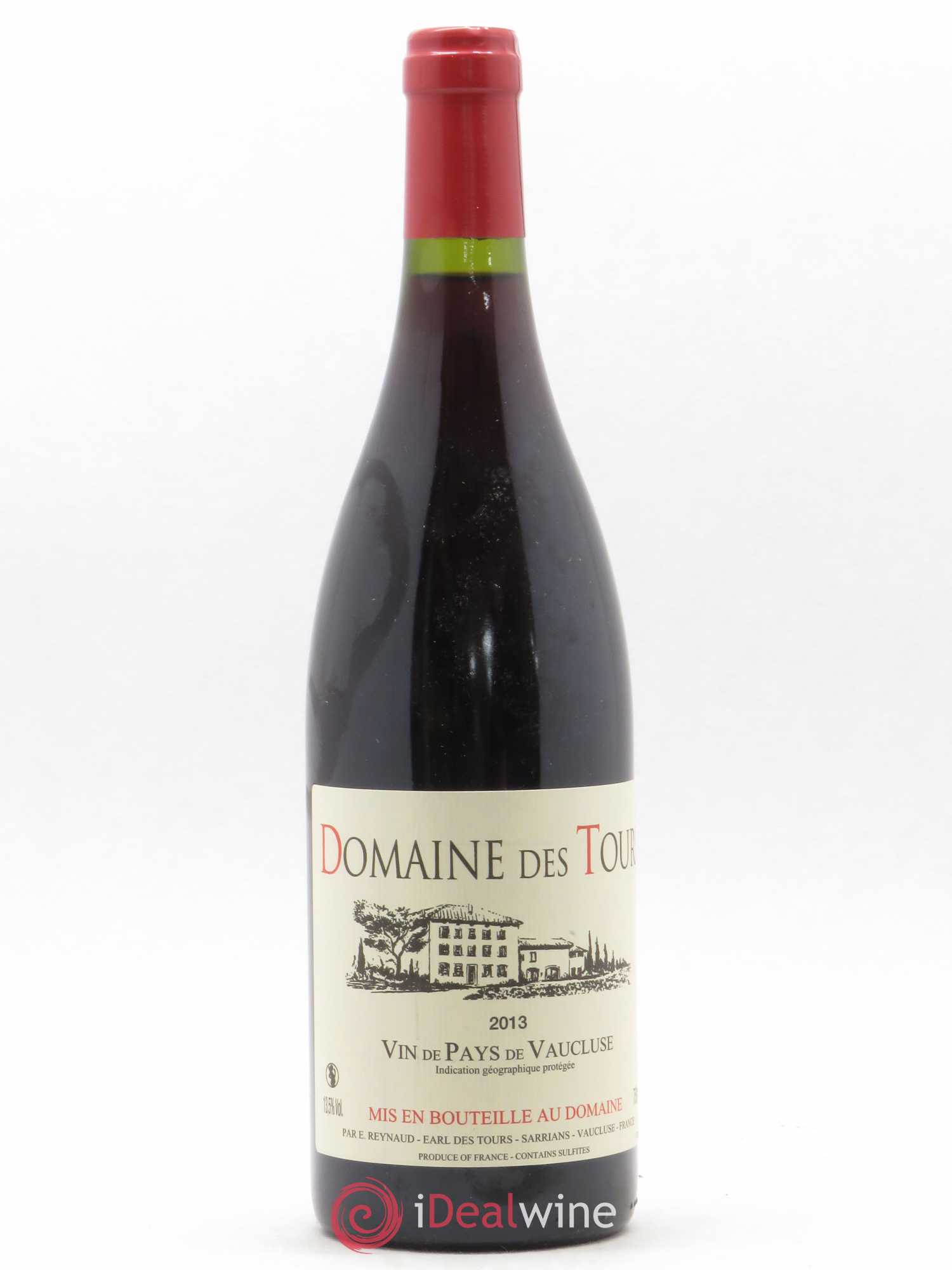 Vaucluse (Vin de Pays de Vaucluse) Domaine des Tours Emmanuel Reynaud 2013 - Lot de 1 bouteille - 0