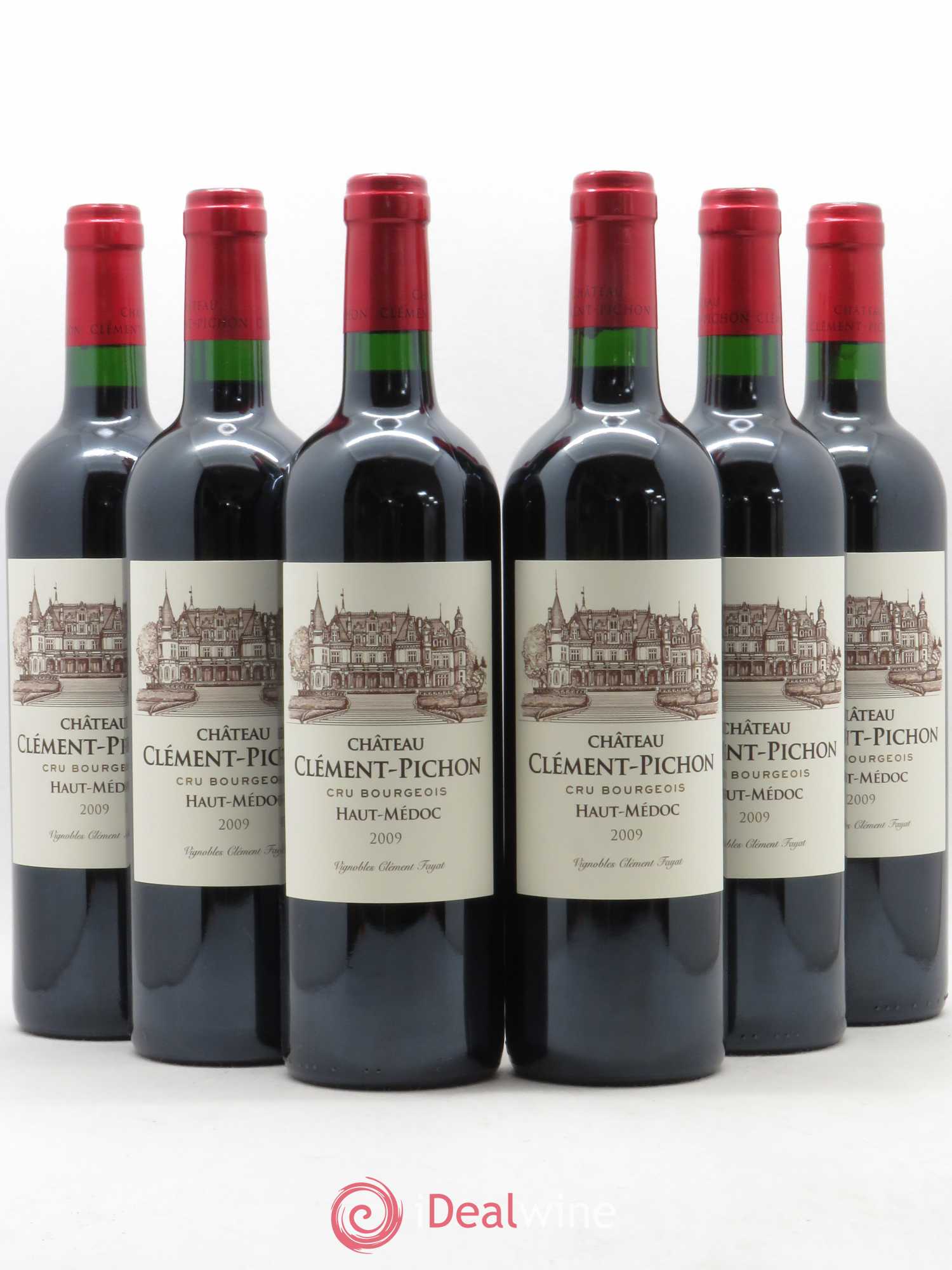 Château Clément-Pichon Cru Bourgeois 2009 - Lot de 6 bouteilles - 0
