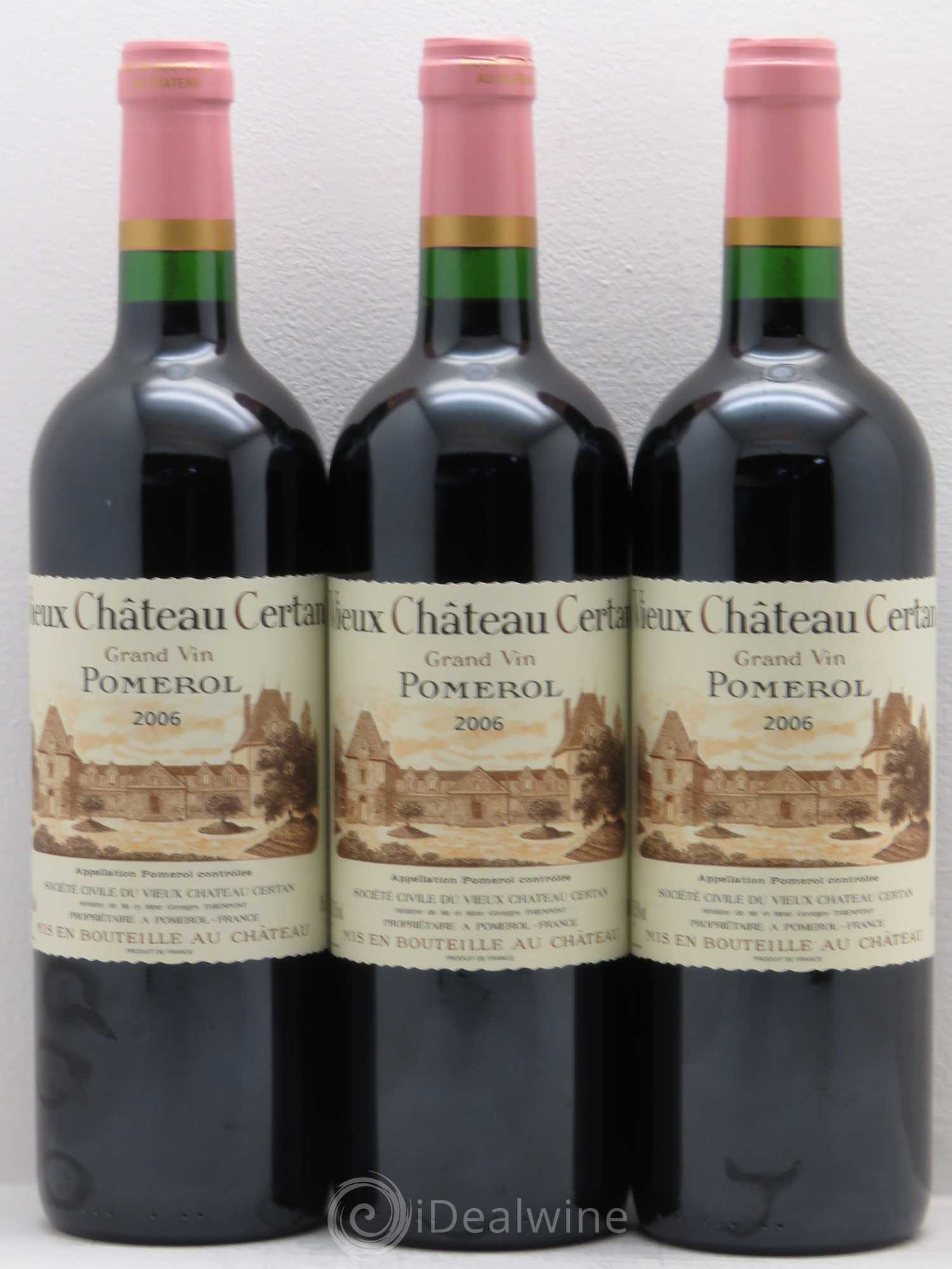 Vieux Château Certan 2006 - Lot de 3 bouteilles - 0