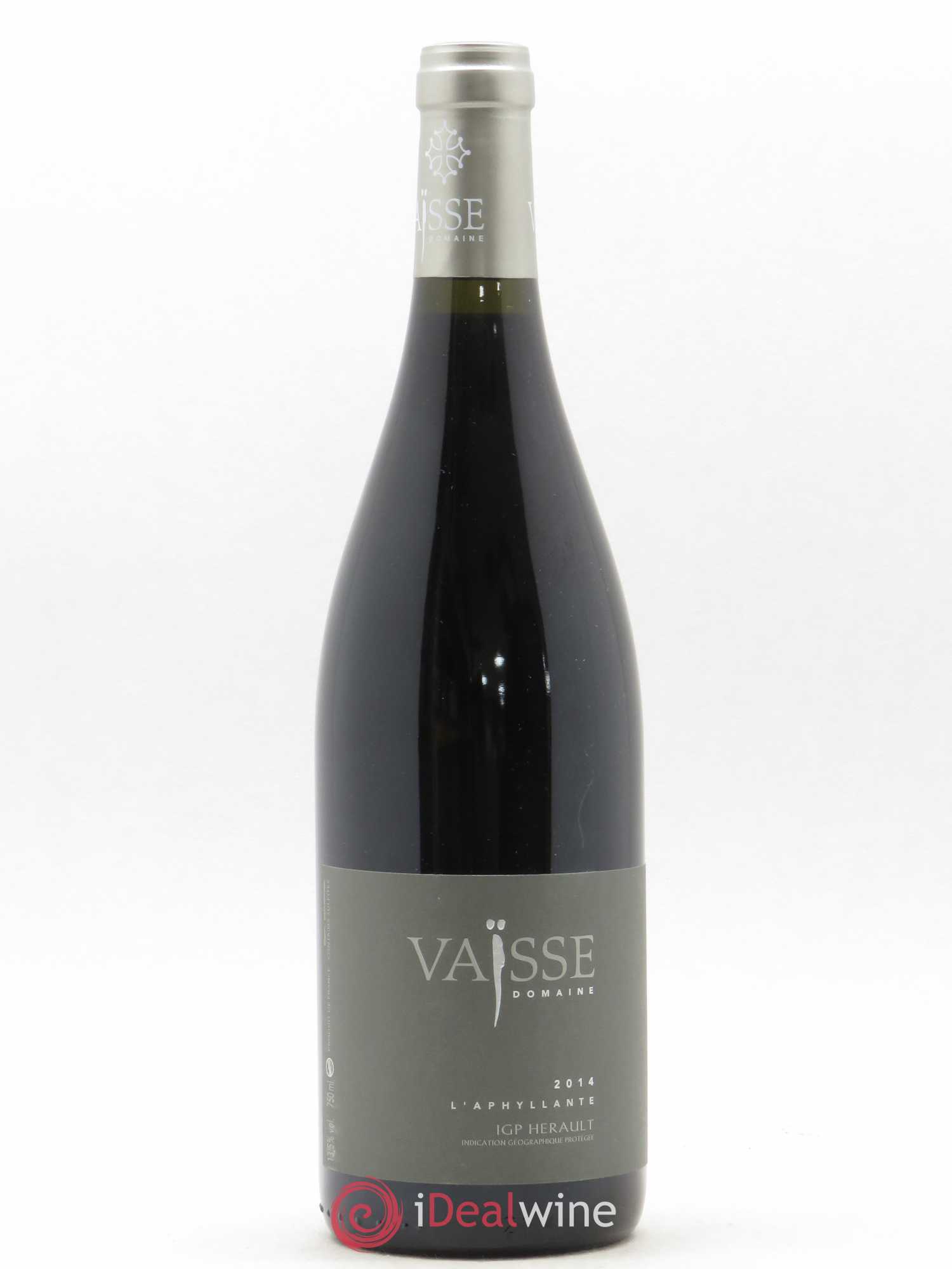 Pays d'Hérault L'Aphyllante Vaisse (Domaine) 2014 - Lot de 1 bouteille - 0