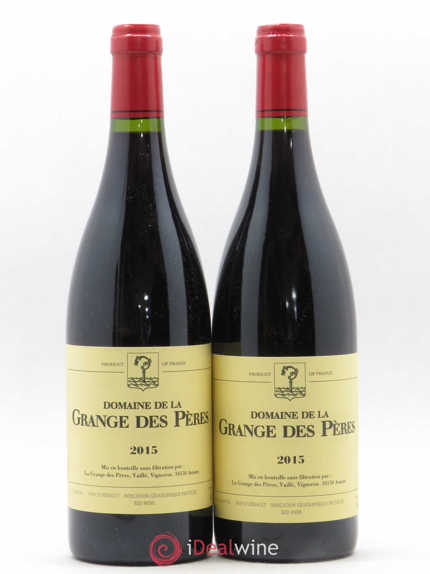 Pays d'Hérault Grange des Pères Laurent Vaillé 2015 - Lot de 2 bouteilles - 0