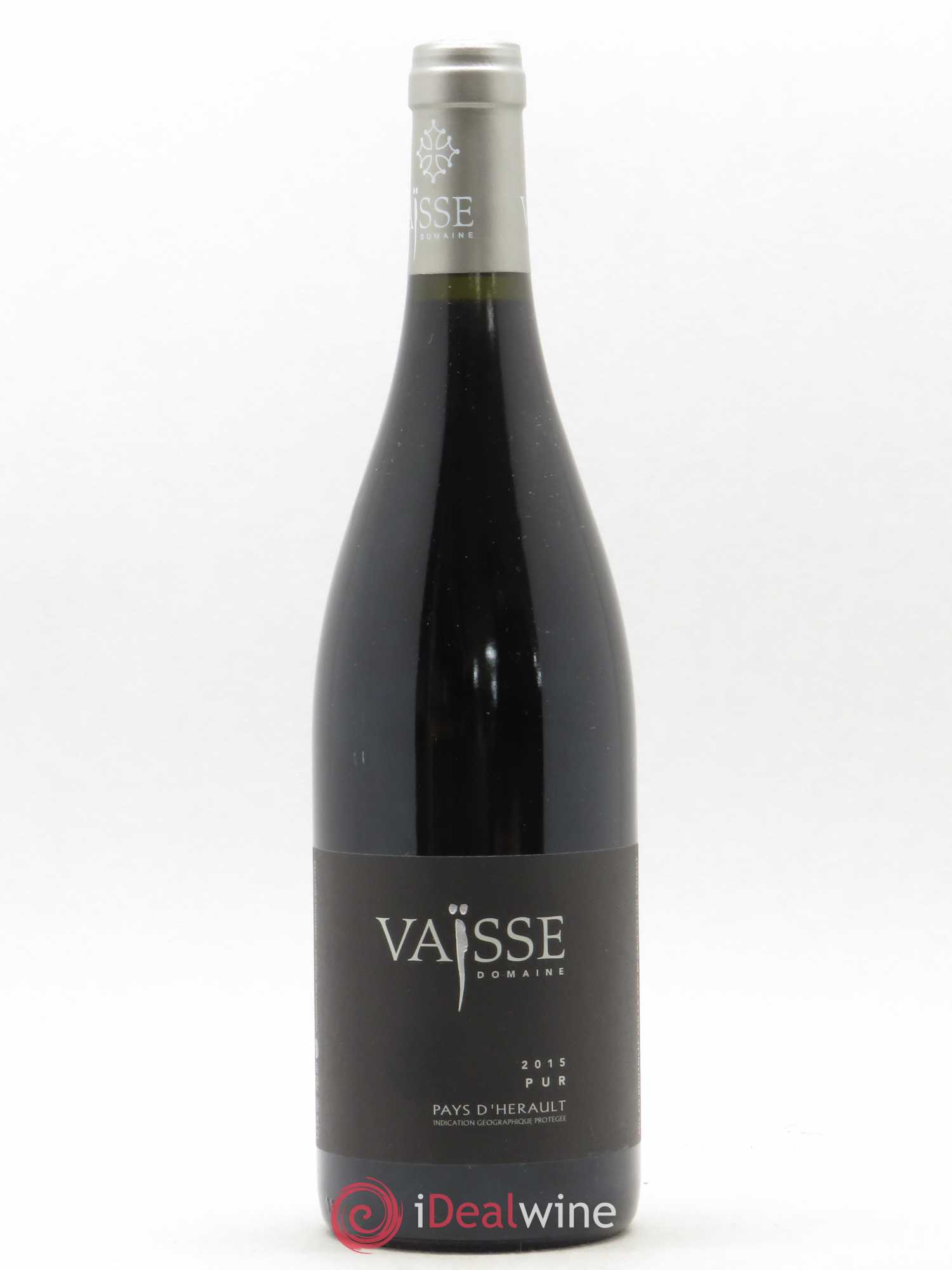 Pays d'Hérault Pur Vaisse (Domaine) 2015 - Lot de 1 bouteille - 0