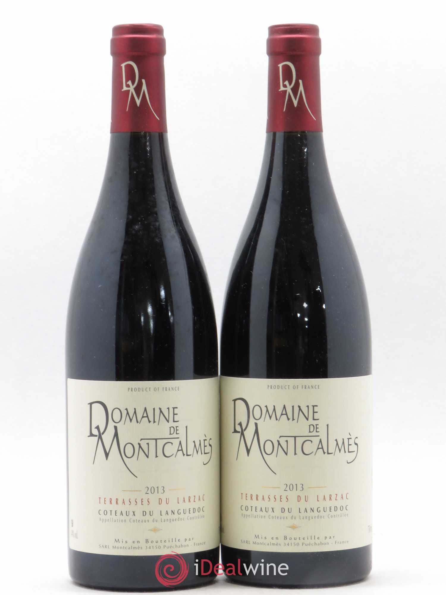 Terrasses du Larzac Domaine de Montcalmès Frédéric Pourtalié 2013 - Lot de 2 bouteilles - 0