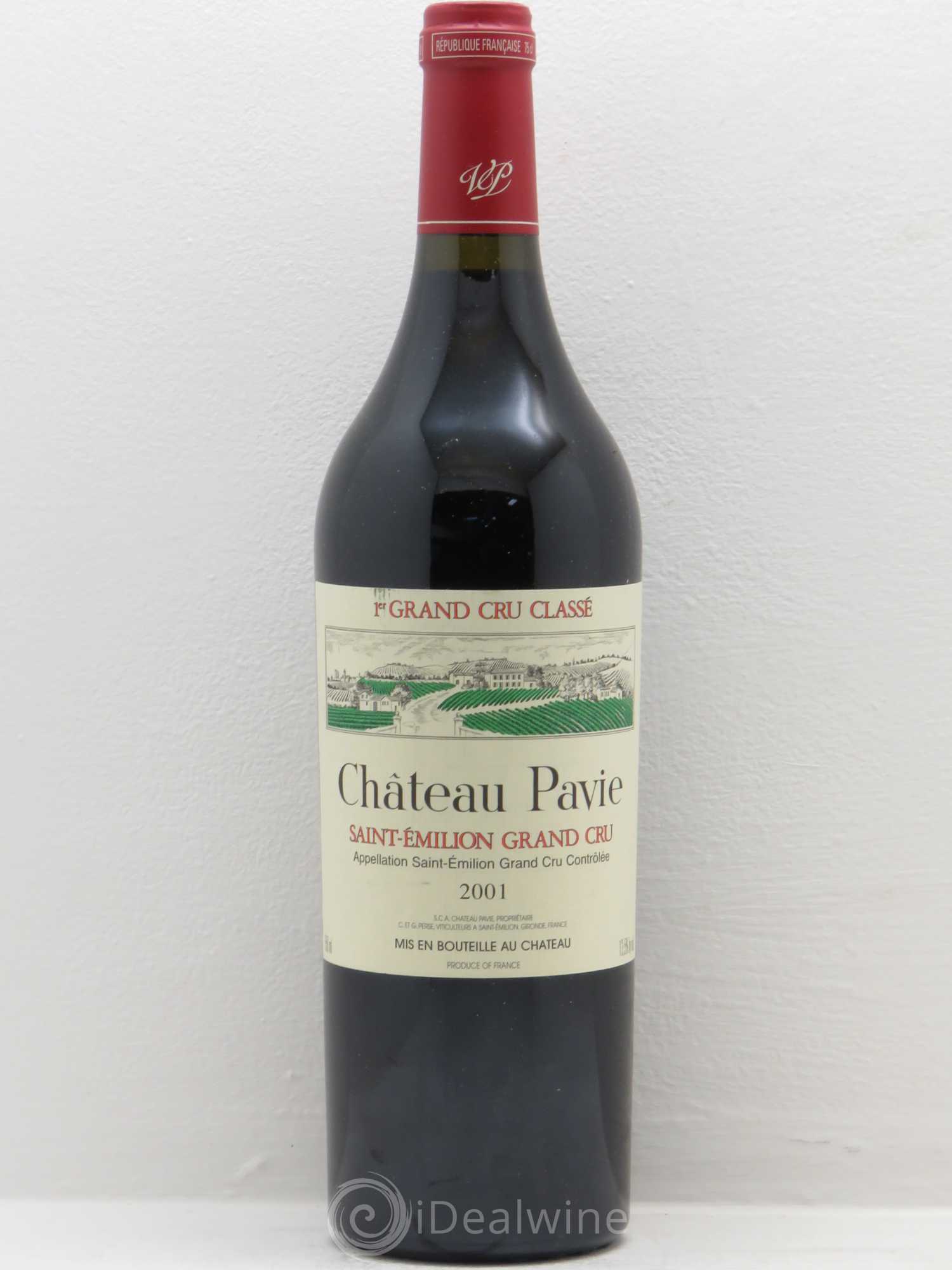 Château Pavie 1er Grand Cru Classé A 2001 - Lot de 1 bouteille - 0