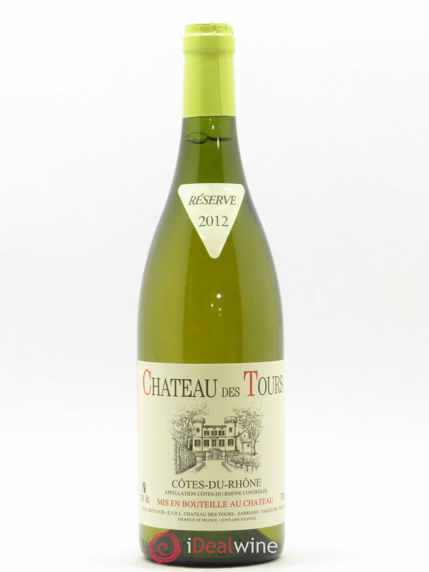 Côtes-du-Rhône Château des Tours Emmanuel Reynaud 2012 - Lot de 1 bouteille - 0