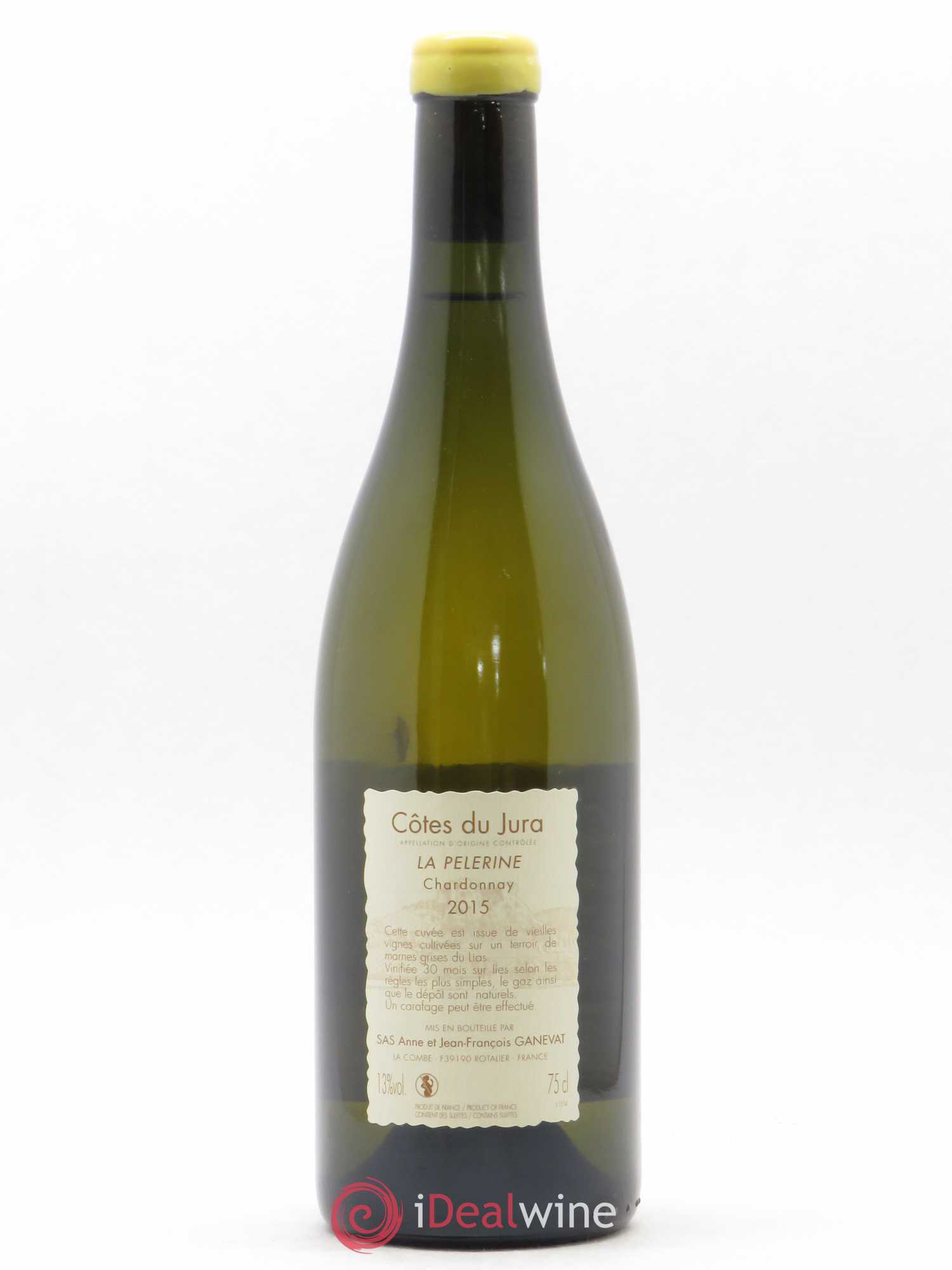 Côtes du Jura La Pélerine Anne et Jean François Ganevat 2015 - Lot de 1 bouteille - 1