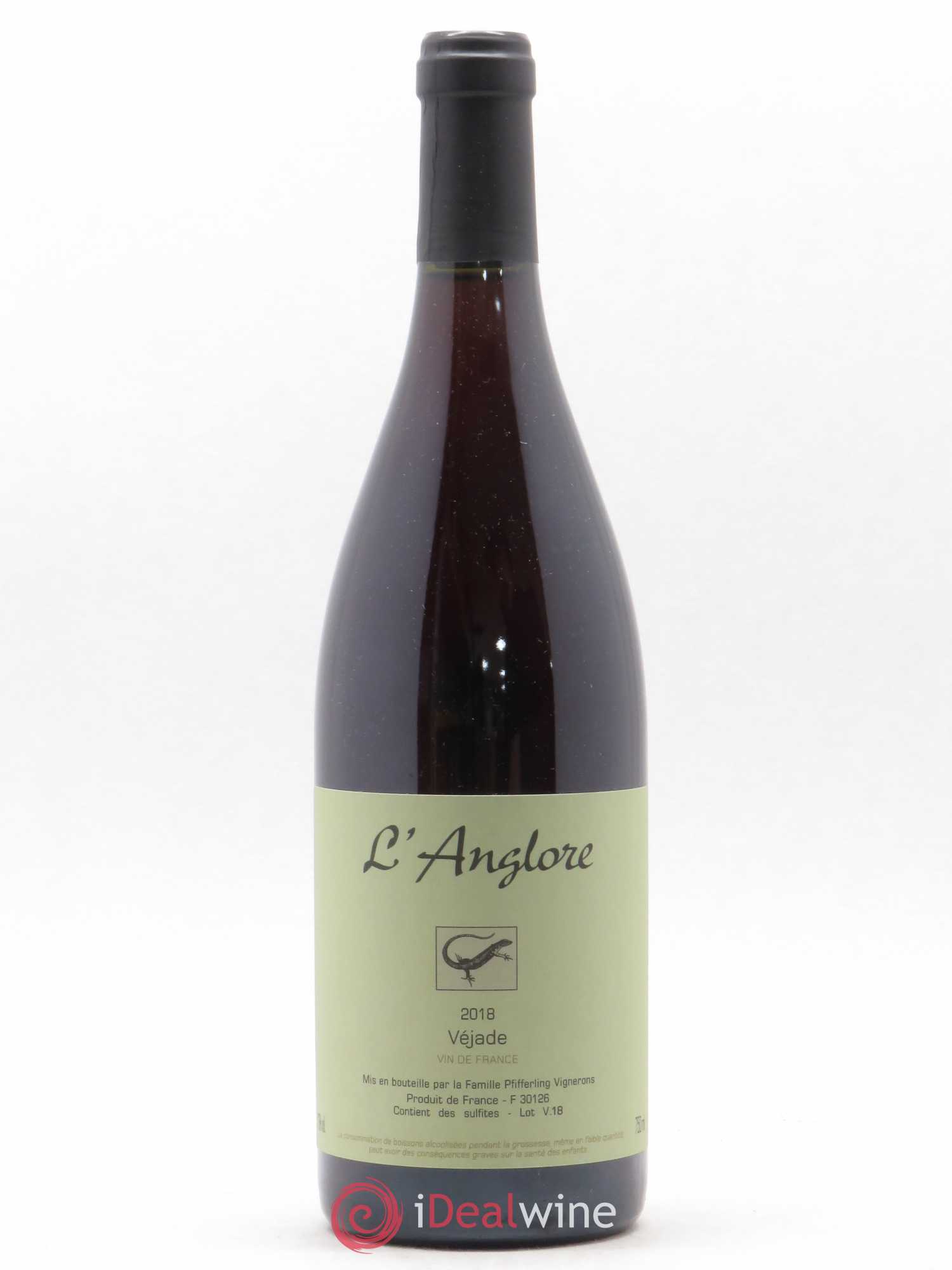 Vin de France Véjade L'Anglore 2018 - Lot de 1 bouteille - 0