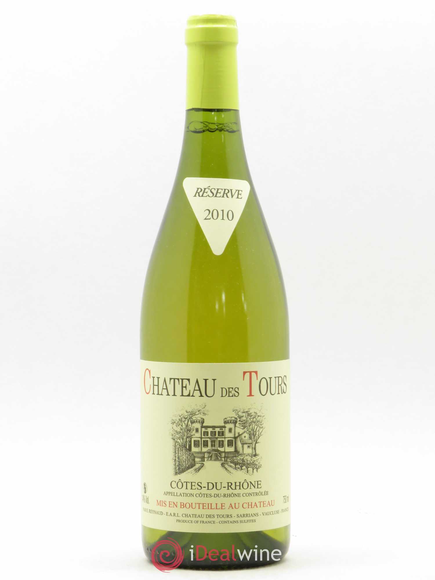 Côtes-du-Rhône Château des Tours Emmanuel Reynaud 2010 - Lot de 1 bouteille - 0