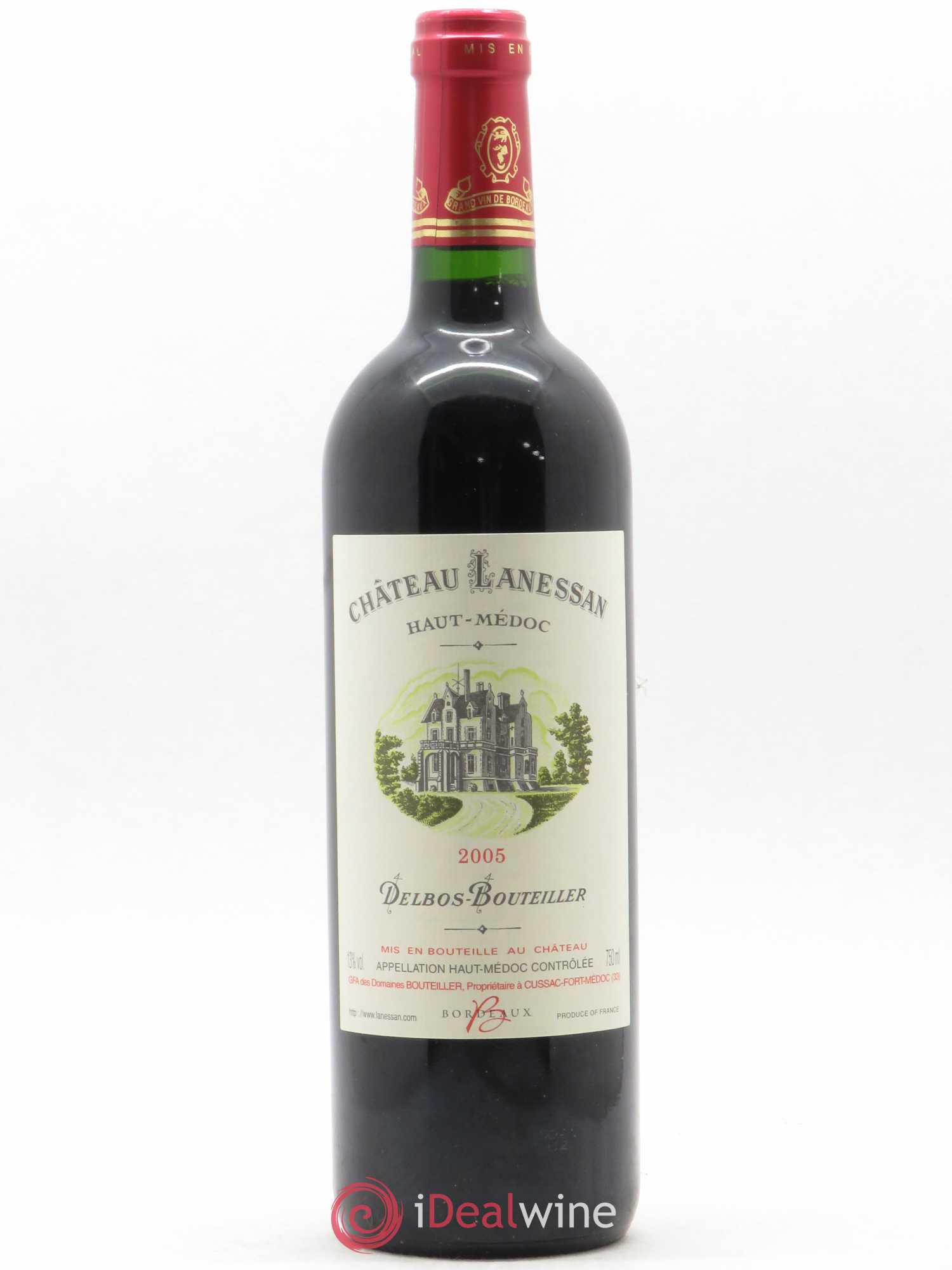 Château Lanessan Cru Bourgeois 2005 - Lot de 1 bouteille - 0