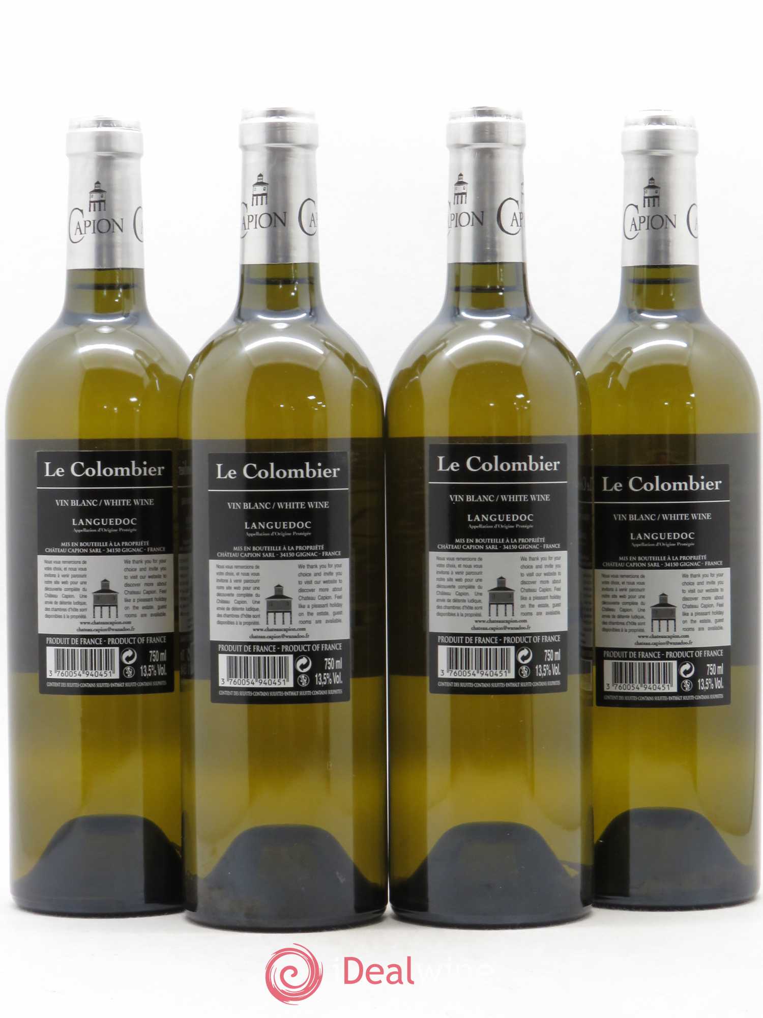 Languedoc Le Colombier Château Capion (sans prix de réserve) 2015 - Posten von 4 Flaschen - 1