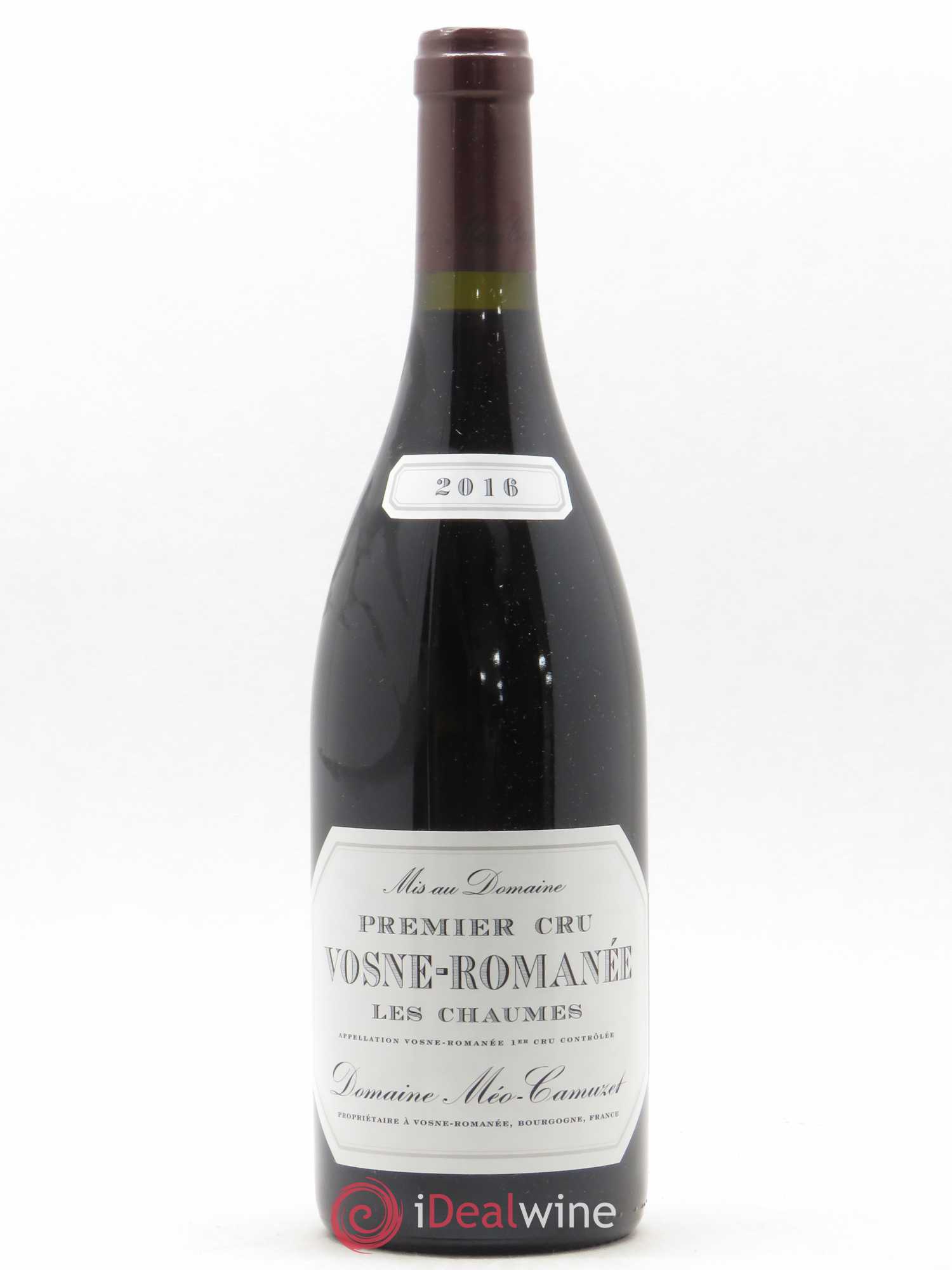 Vosne-Romanée 1er Cru Les Chaumes Méo-Camuzet (Domaine) 2016 - Lot de 1 bouteille - 0