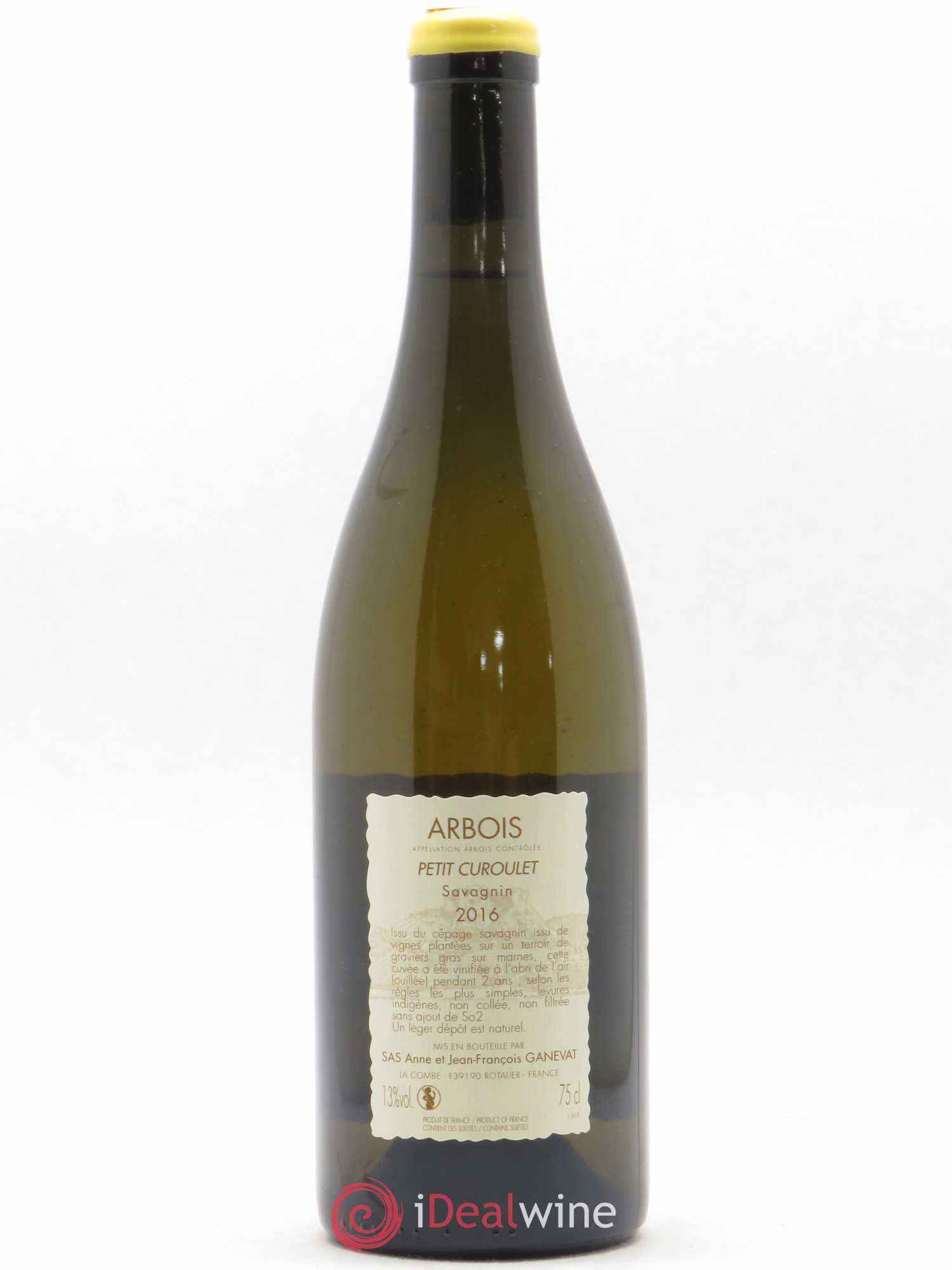 Arbois Petit Curoulet Anne et Jean François Ganevat 2016 - Lot de 1 bouteille - 1