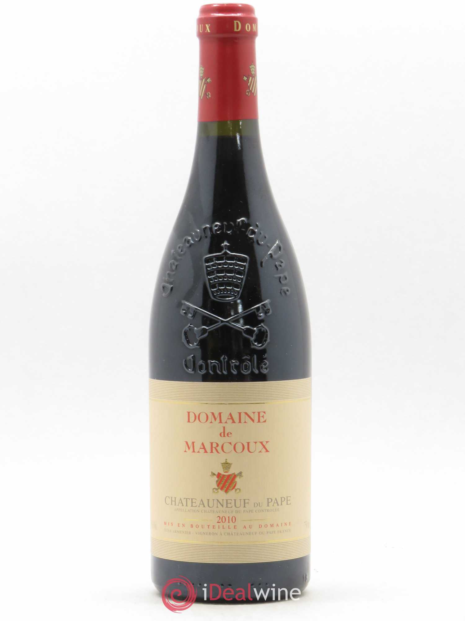 Châteauneuf-du-Pape Marcoux (Domaine de) 2010 - Lot de 1 bouteille - 0