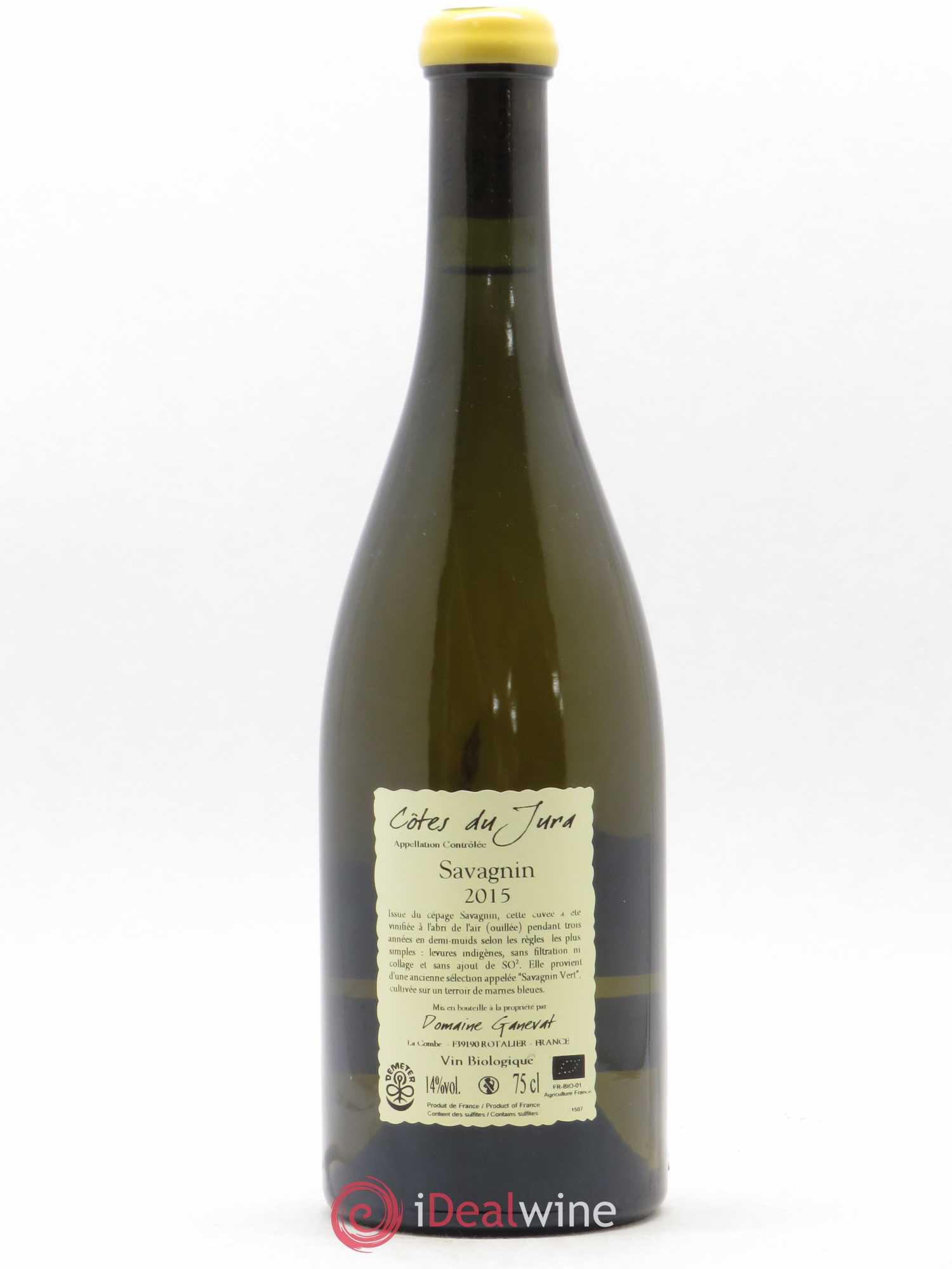 Côtes du Jura Les Chalasses Marnes Bleues Jean-François Ganevat (Domaine) 2015 - Lot de 1 bouteille - 1