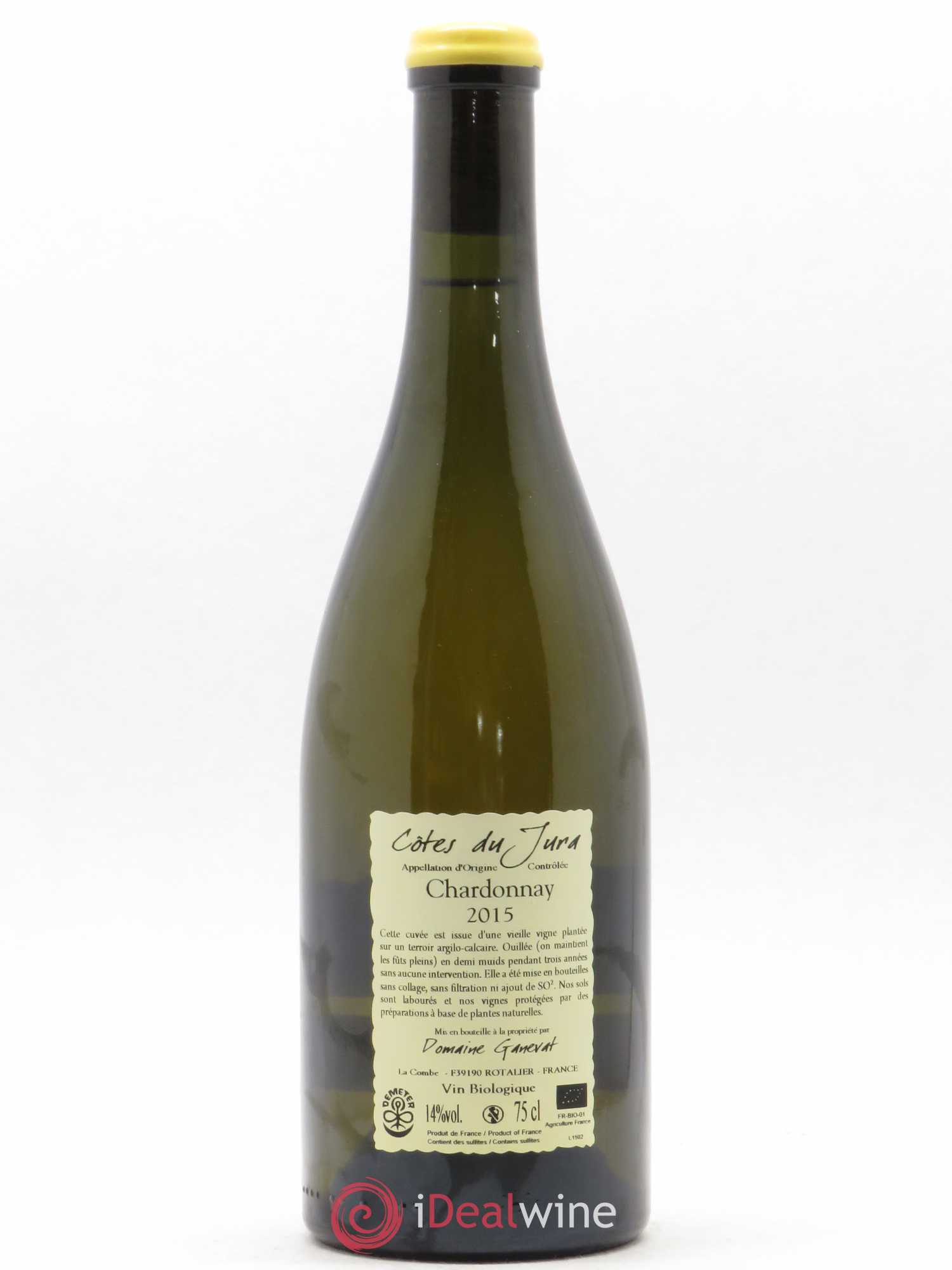 Côtes du Jura Les Chamois du Paradis Jean-François Ganevat (Domaine) 2015 - Lot de 1 bouteille - 1